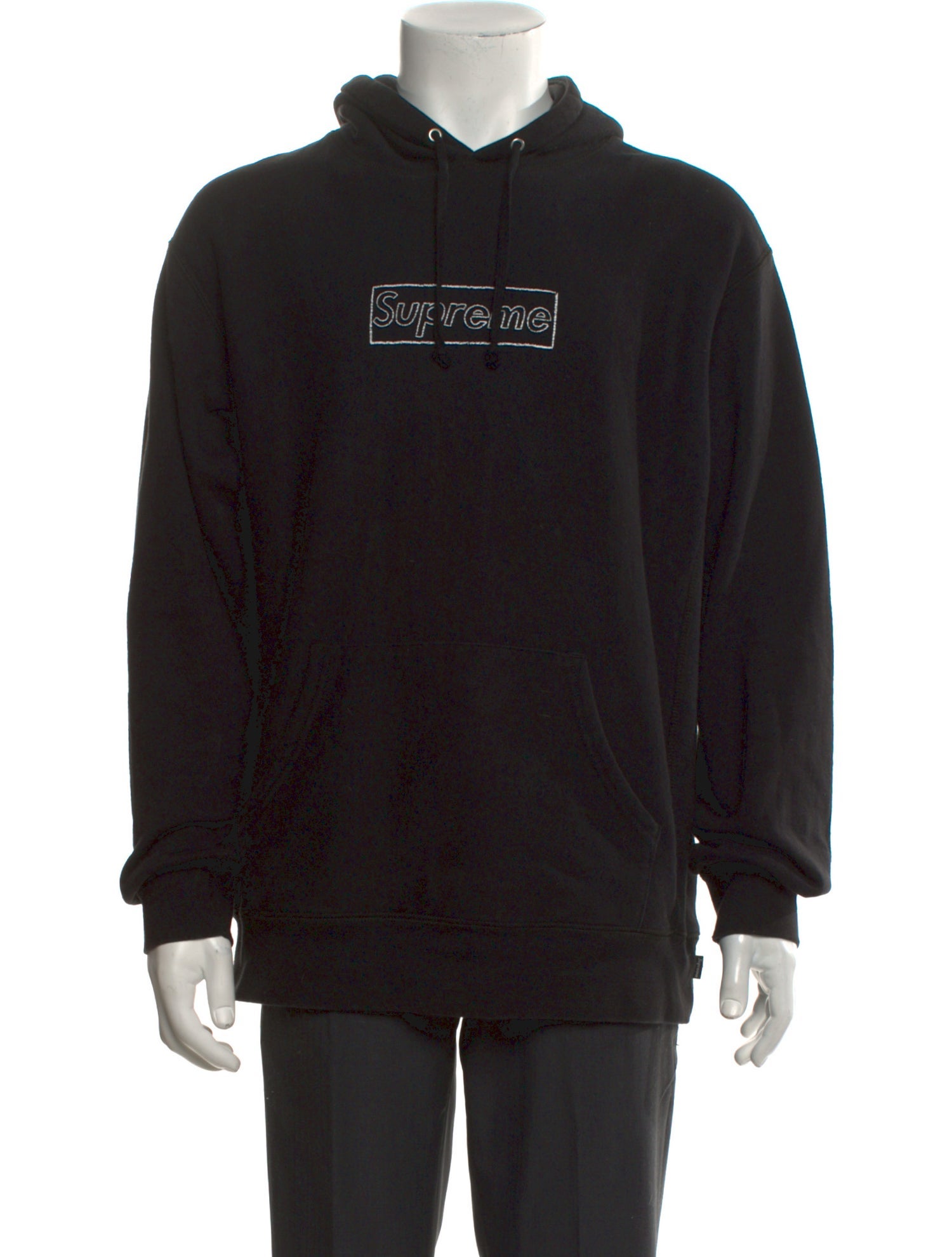 Supreme Graphic Print Crew Neck Hoodie