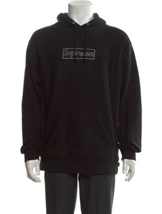 Supreme Graphic Print Crew Neck Hoodie