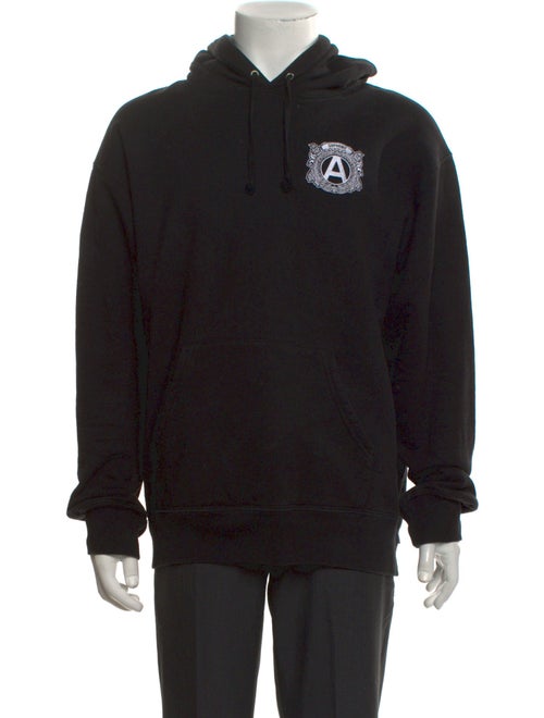 Supreme Quilted Pattern Graphic Print Hoodie