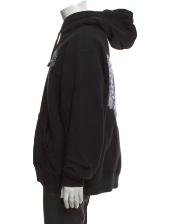 Supreme Quilted Pattern Graphic Print Hoodie