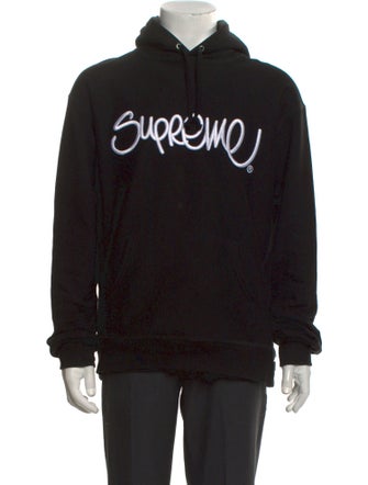 Supreme Graphic Print Crew Neck Hoodie