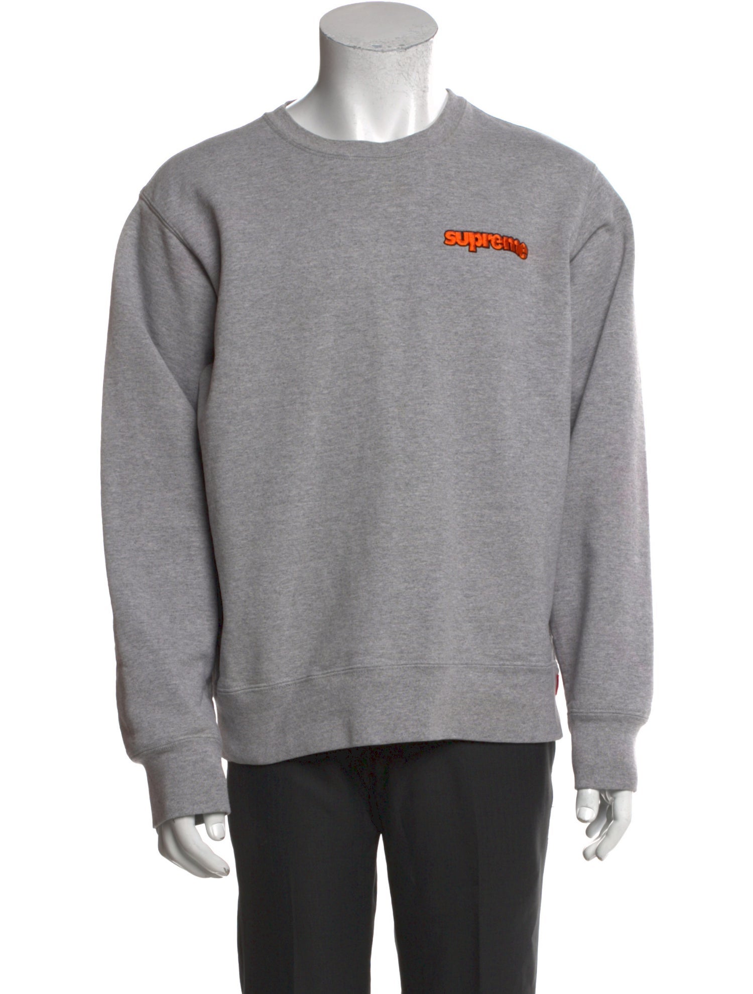 Supreme Graphic Print Crew Neck Sweatshirt