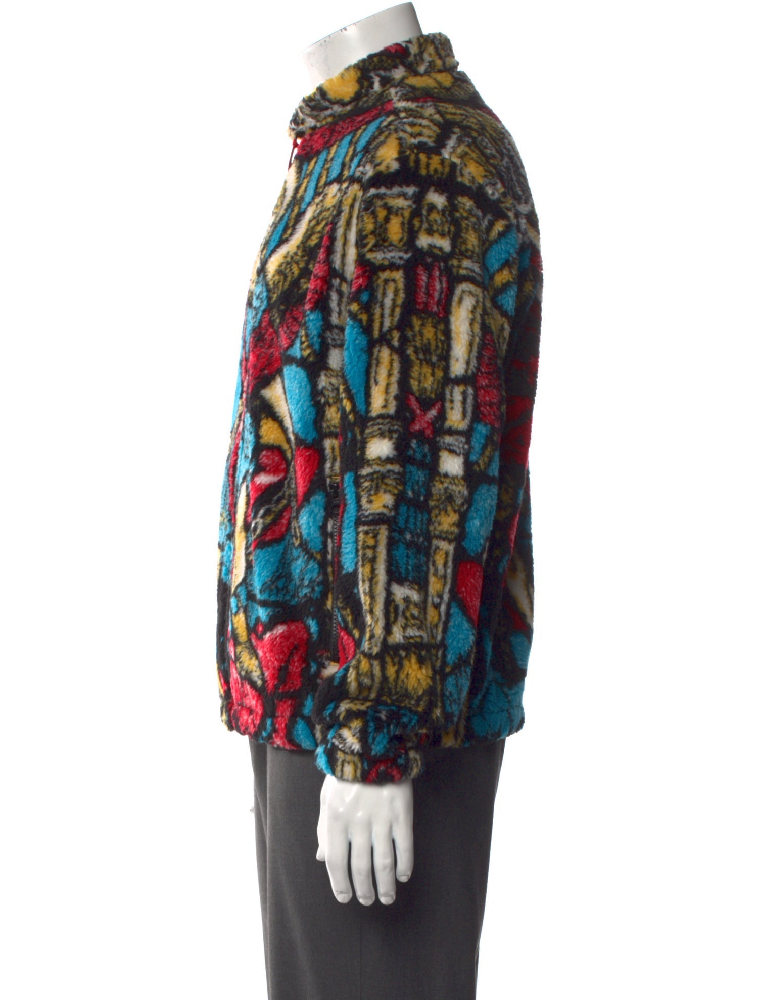 Supreme 2021 Saint Michael Fleece Cardigan