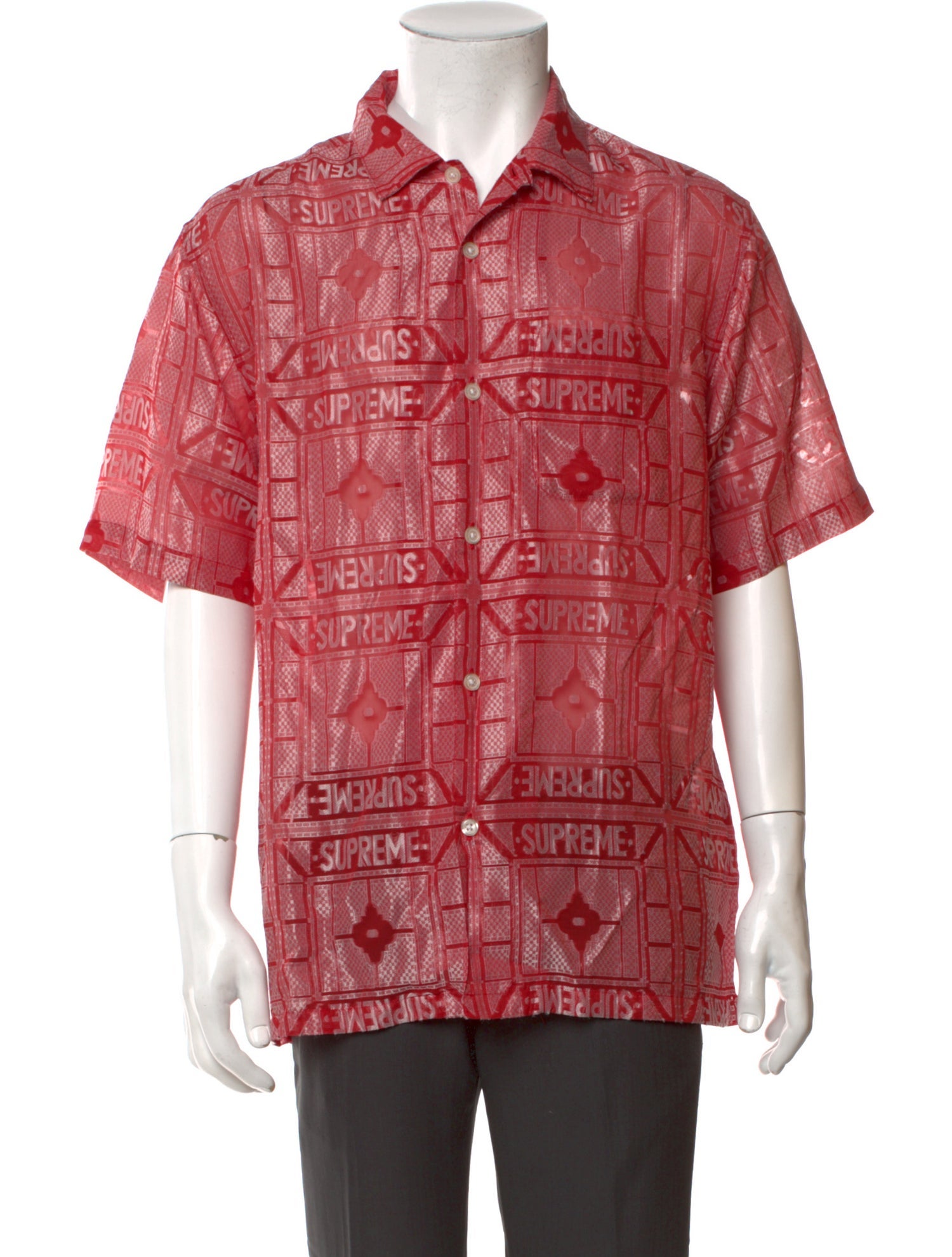 Supreme 2024 Trey Jacquard Shirt