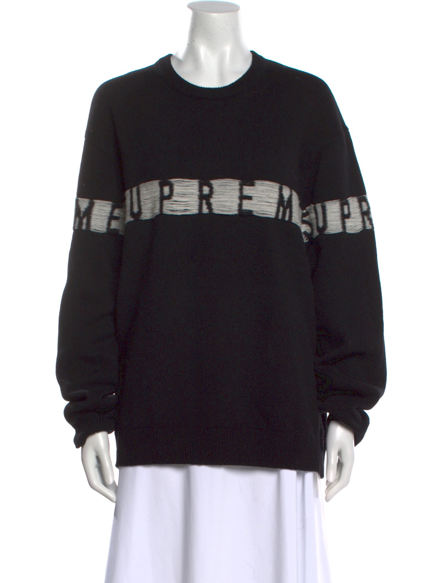 Supreme Merino Wool Graphic Print Sweater