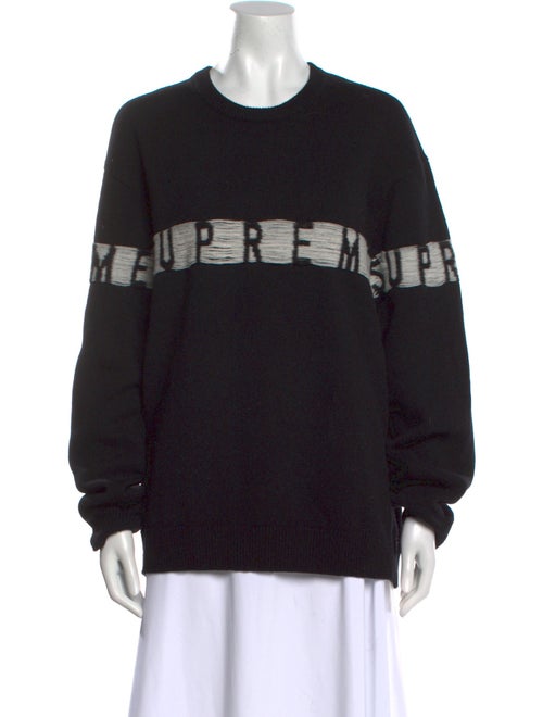Supreme Merino Wool Graphic Print Sweater