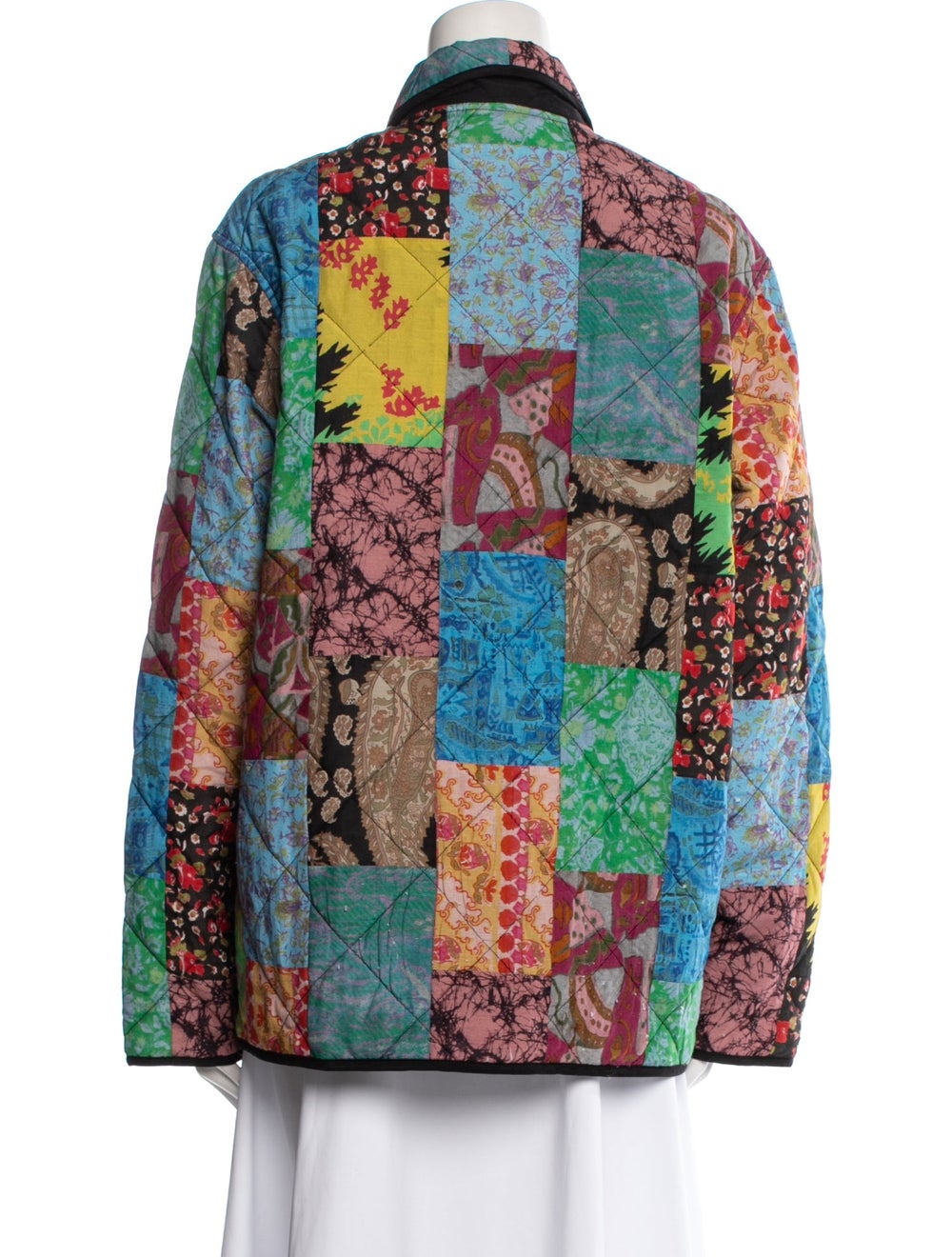 Supreme Reversible Patchwork Quilted Jacket Multi… - image 3