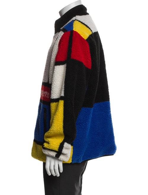 Supreme 2020 Reversible Colorblocked Fleece Denim Jacket