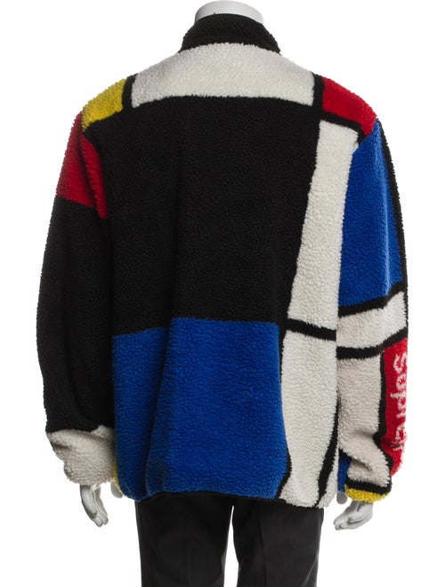 Supreme 2020 Reversible Colorblocked Fleece Denim Jacket