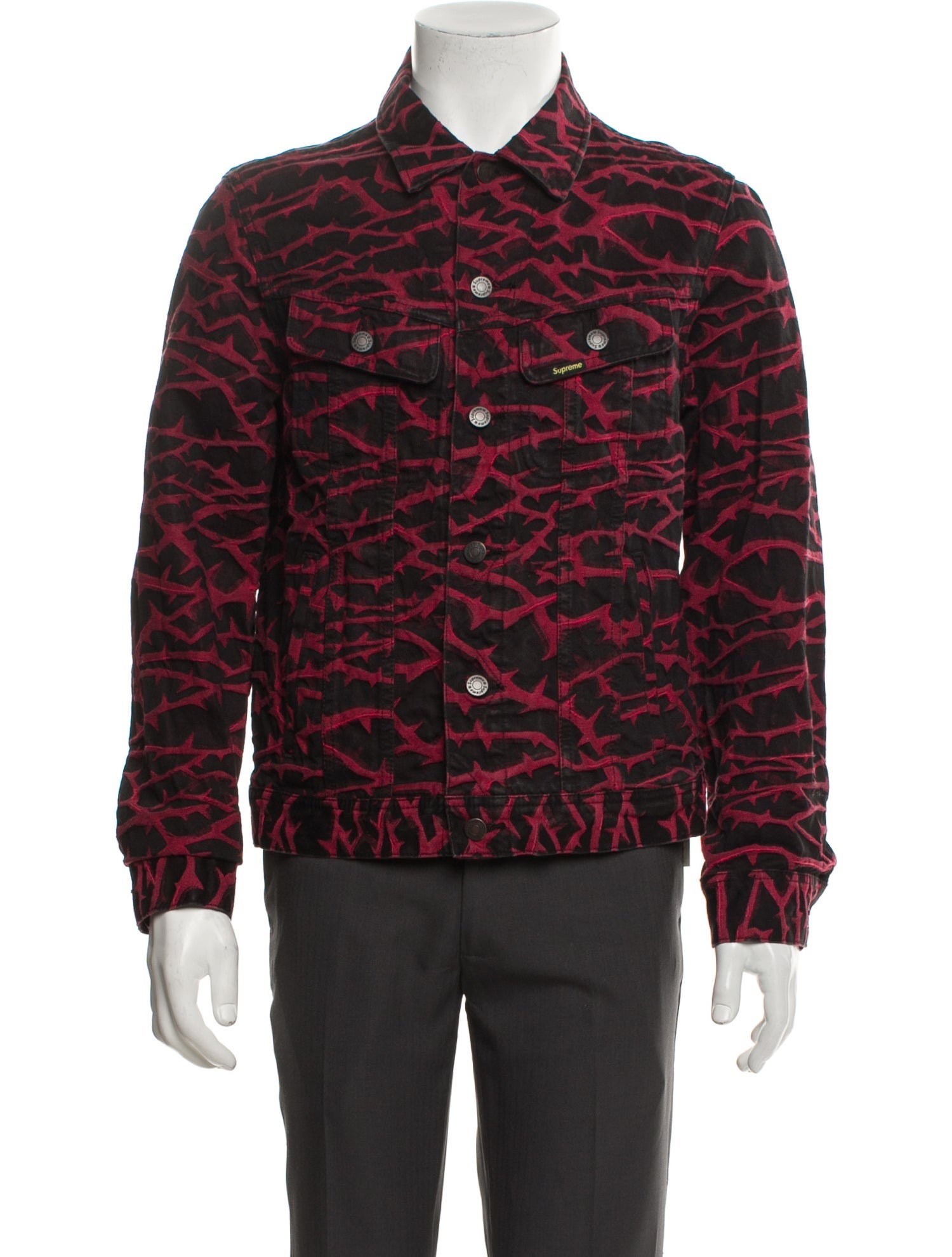 Supreme Thorn Trucker Printed Trucker Jacket