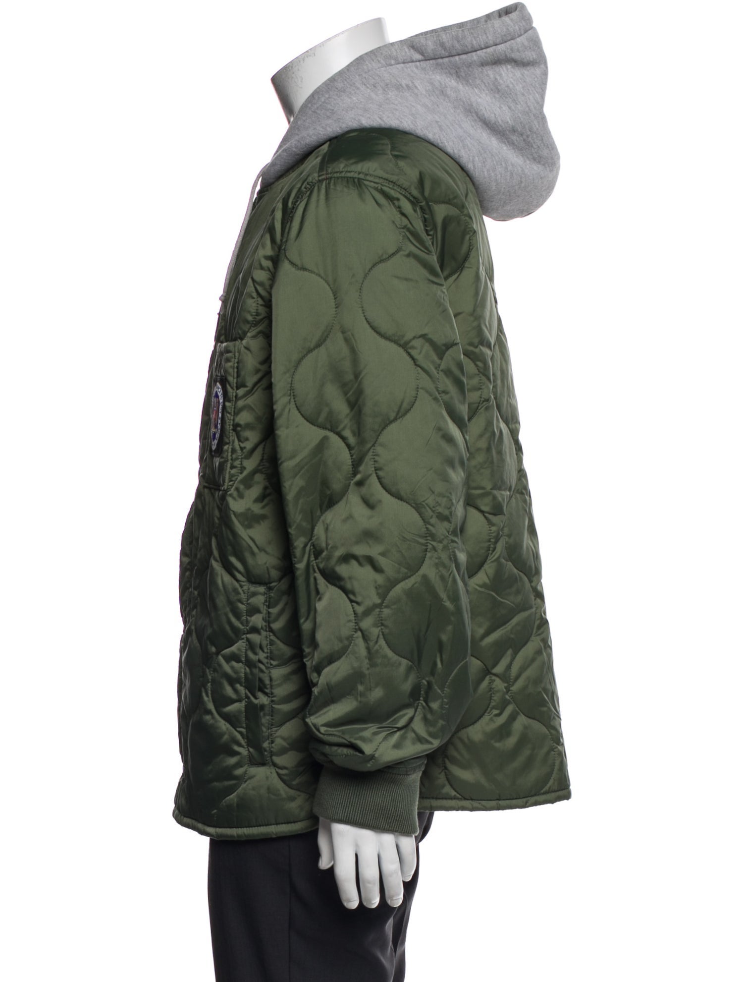 Supreme Graphic Print Puffer Coat