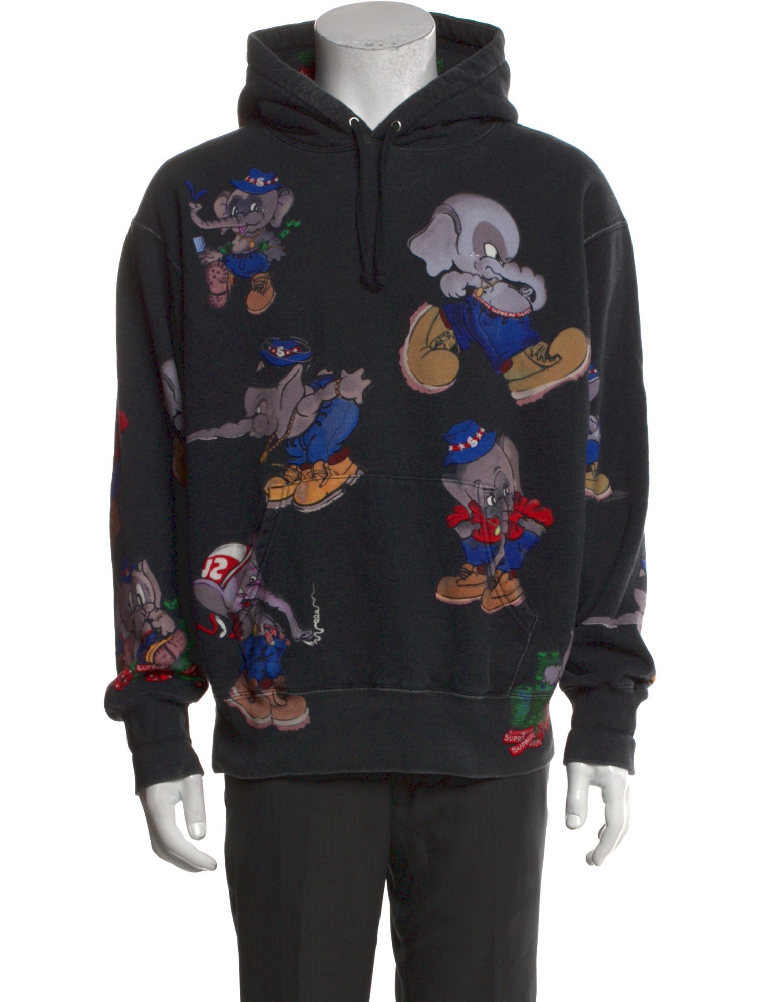 Supreme Printed Crew Neck Hoodie