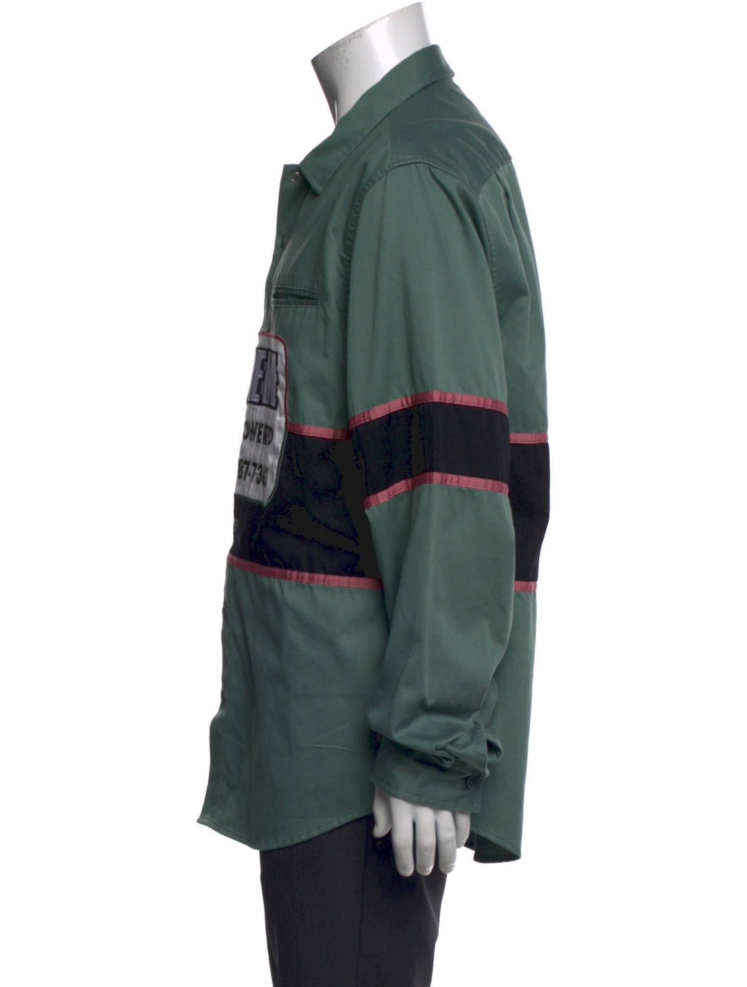 Supreme Graphic Print Long Sleeve Shirt