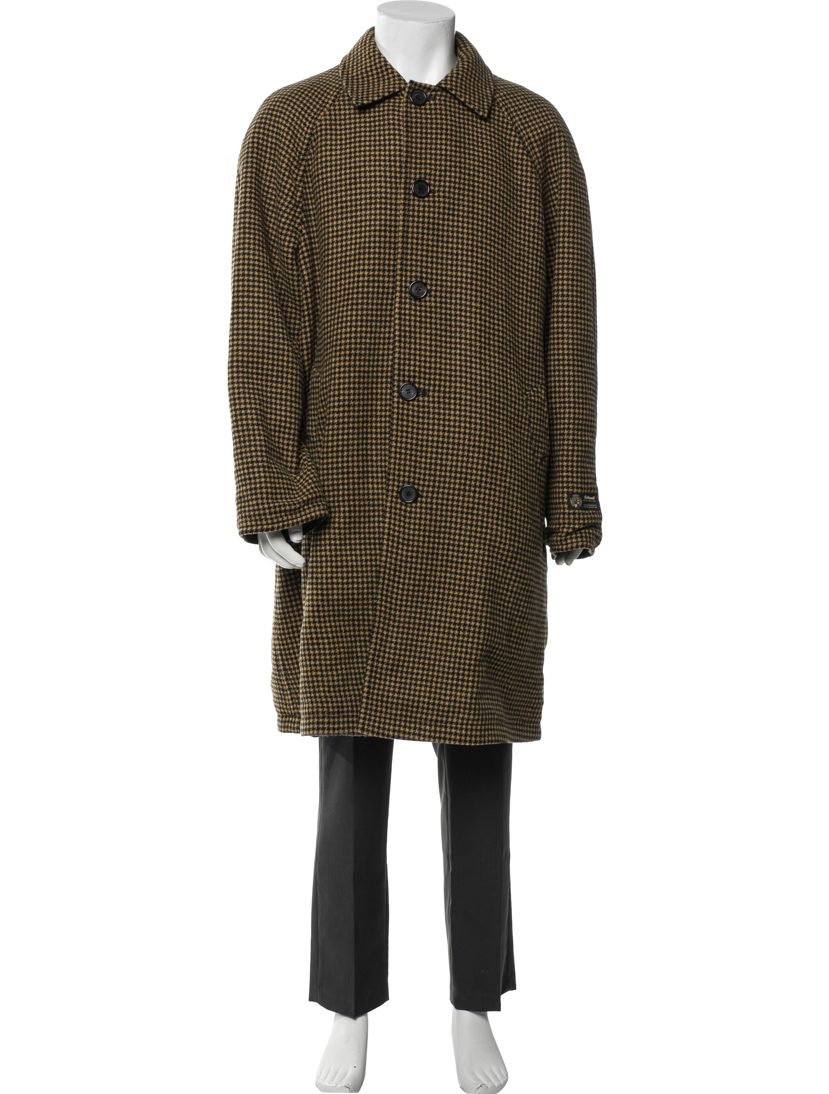 Supreme 2023 Houndstooth Print Overcoat