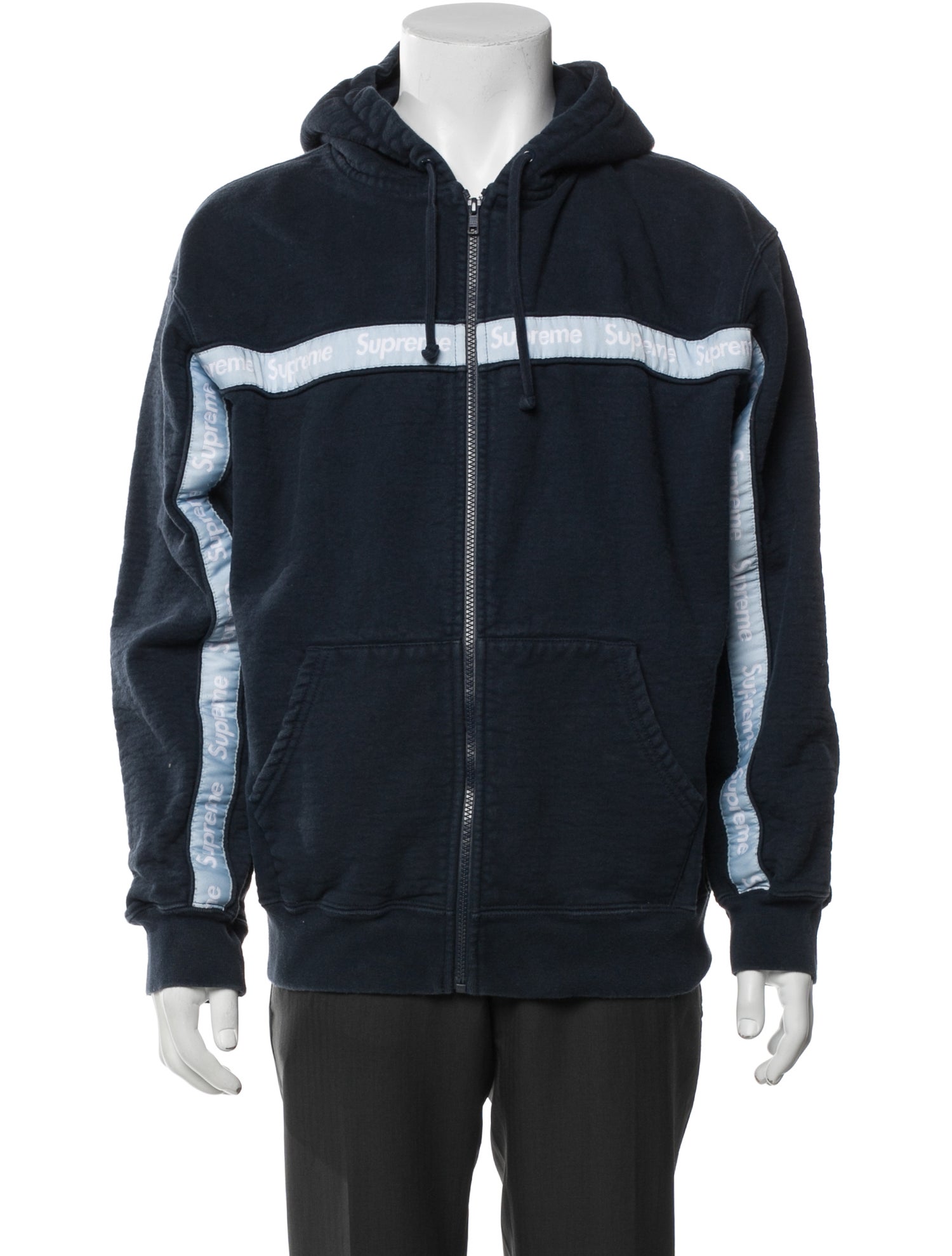 Supreme 2019 Colorblock Pattern Hoodie