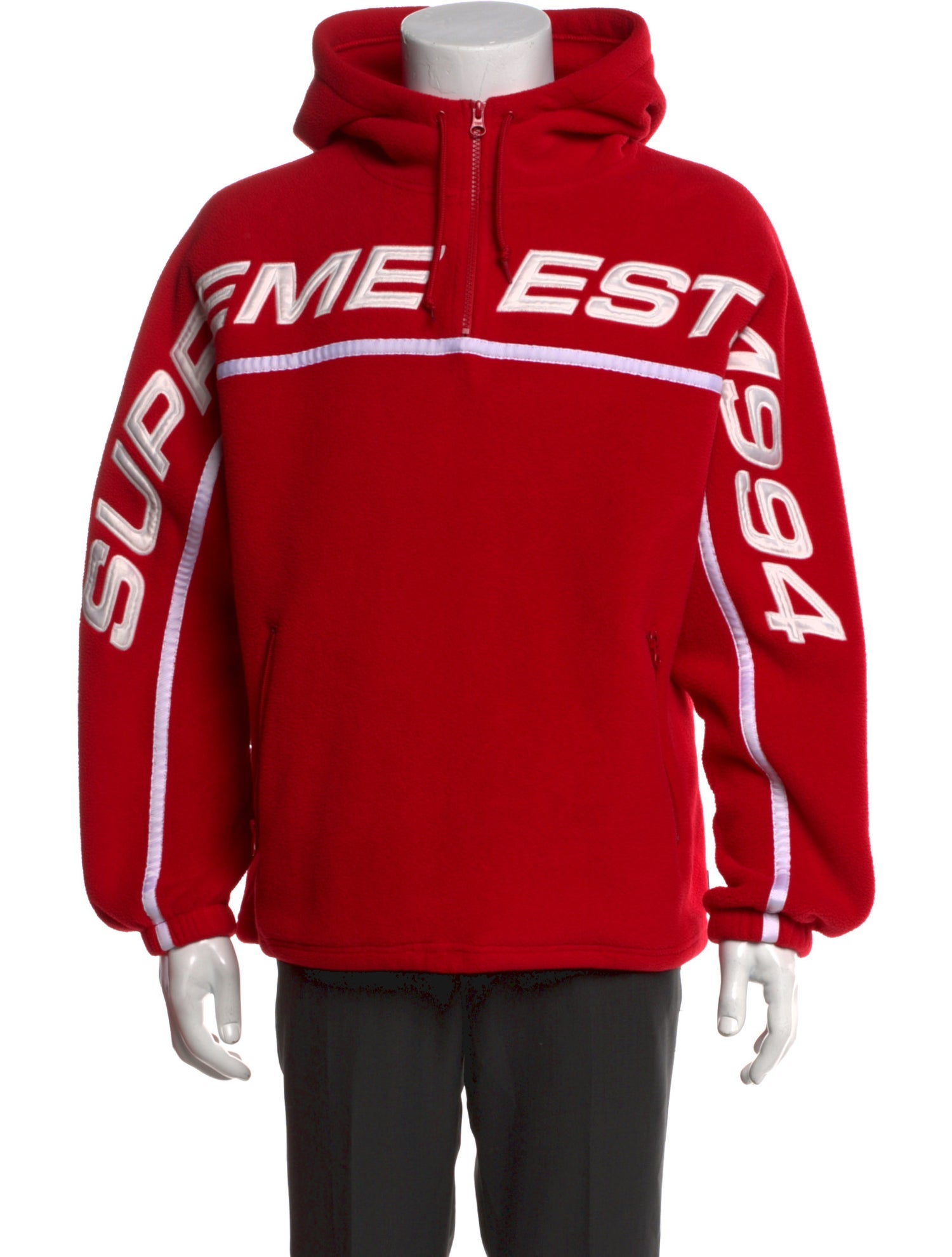 Supreme Graphic Print Turtleneck Hoodie