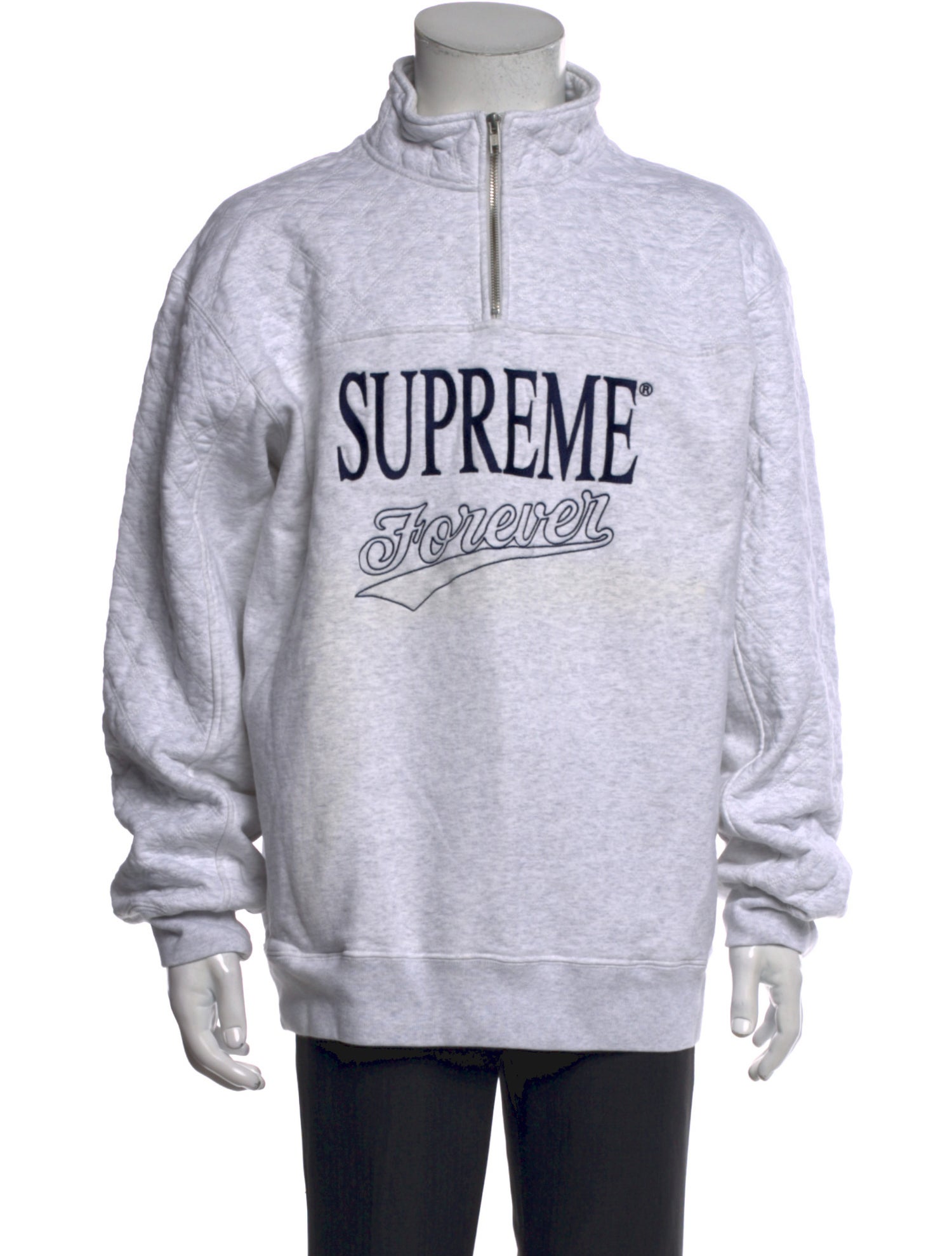 Supreme Graphic Print Turtleneck Sweatshirt