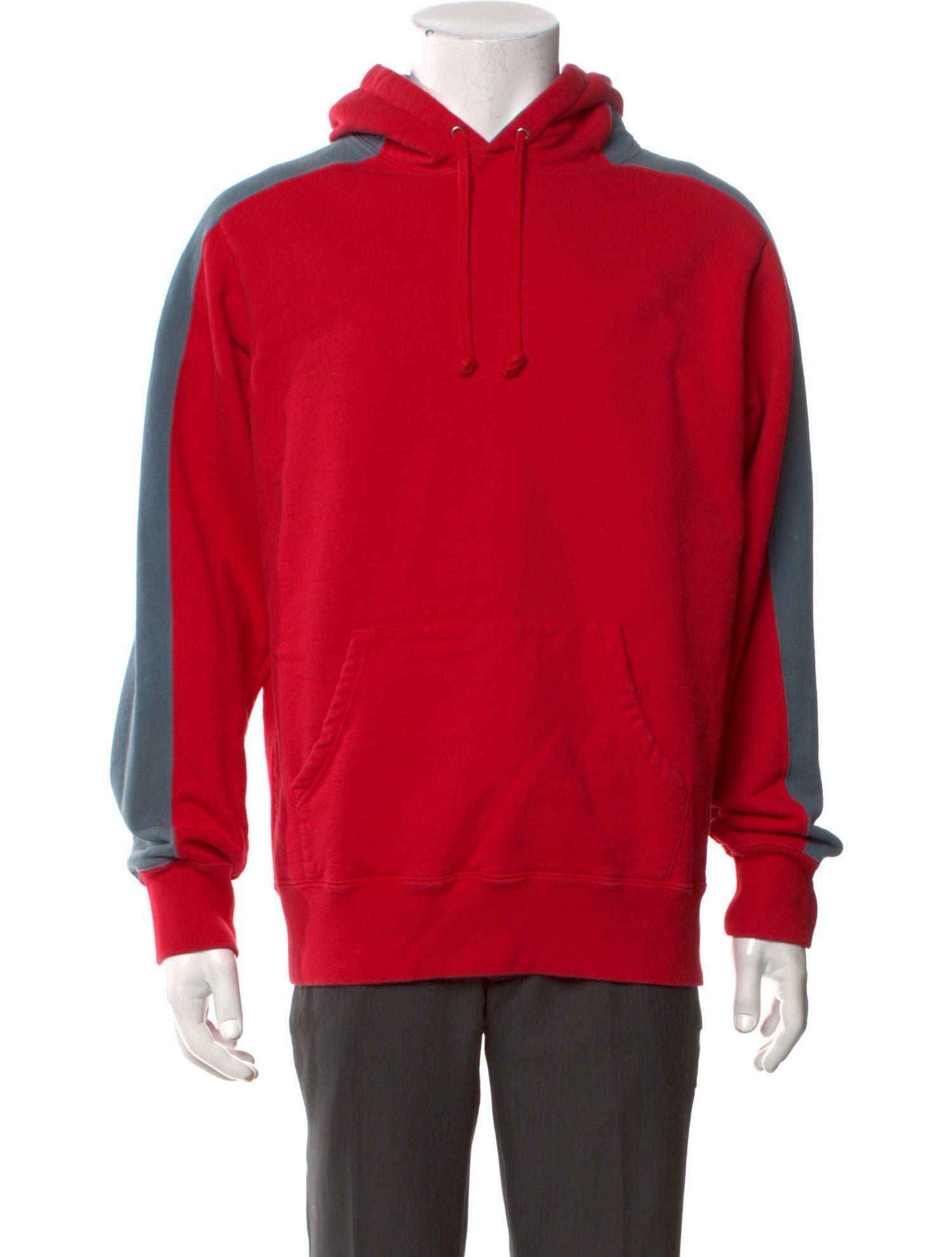 Supreme Colorblock Pattern Crew Neck Hoodie