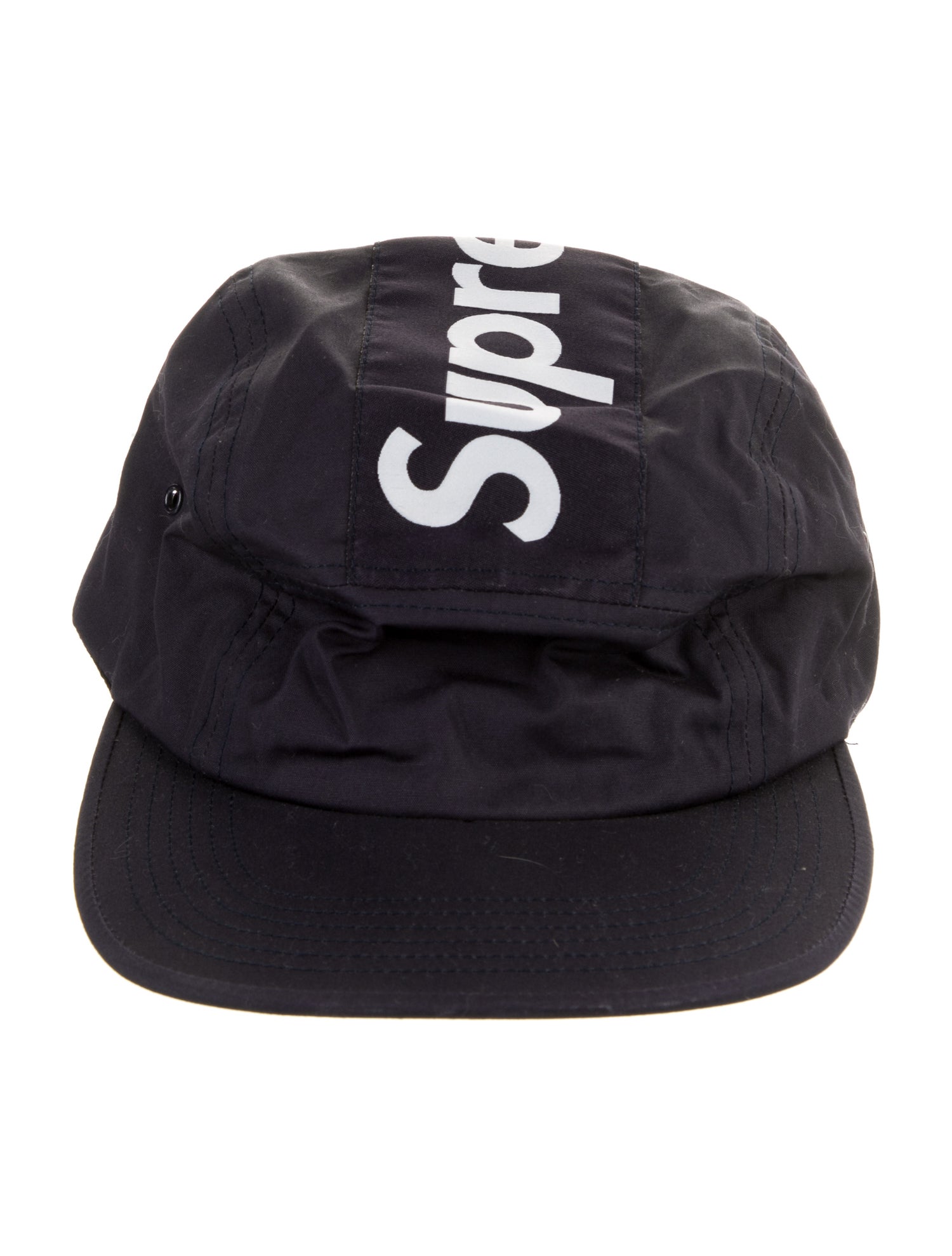 Supreme Top Panel Stripe Camp Cap