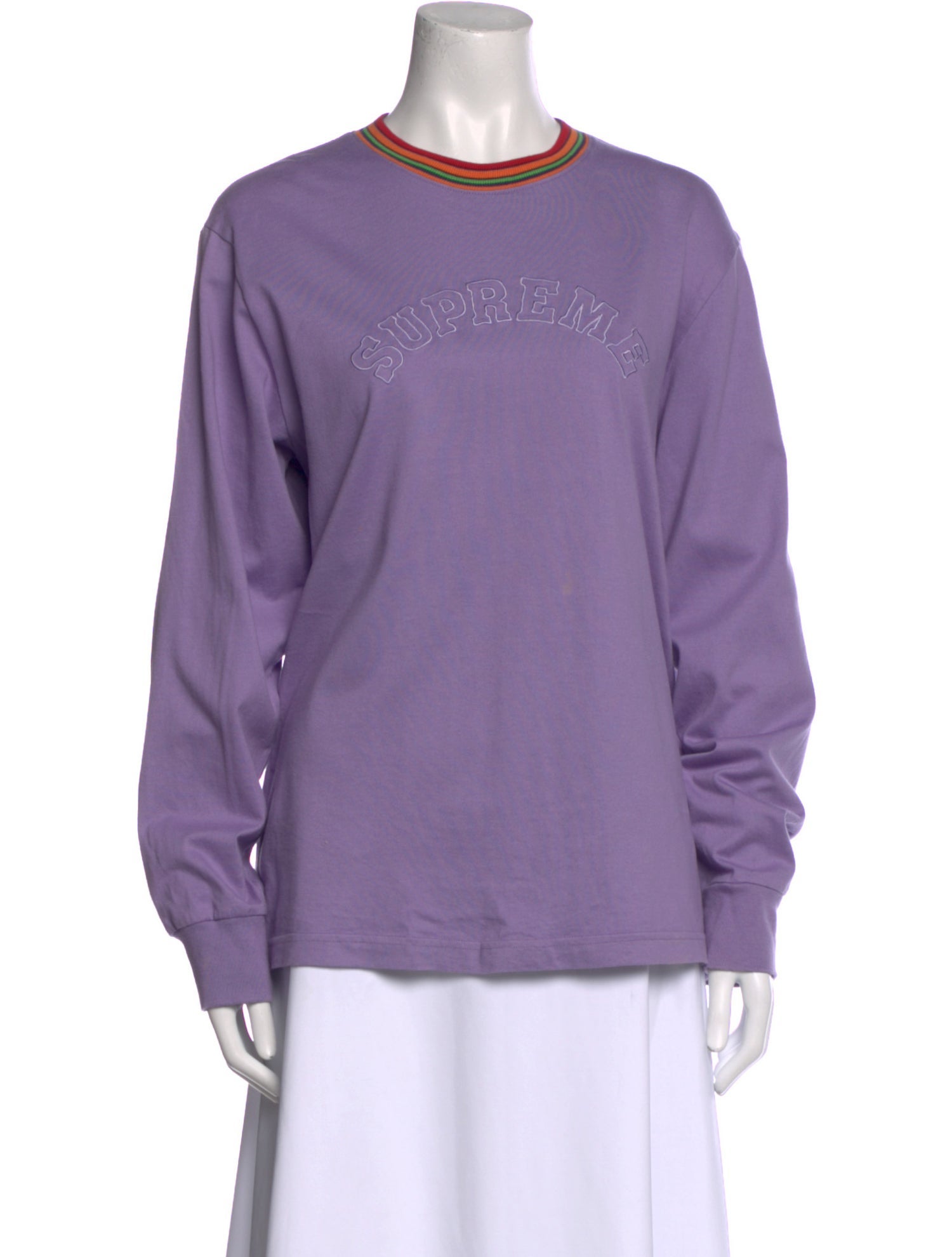 Supreme Crew Neck Long Sleeve Sweatshirt