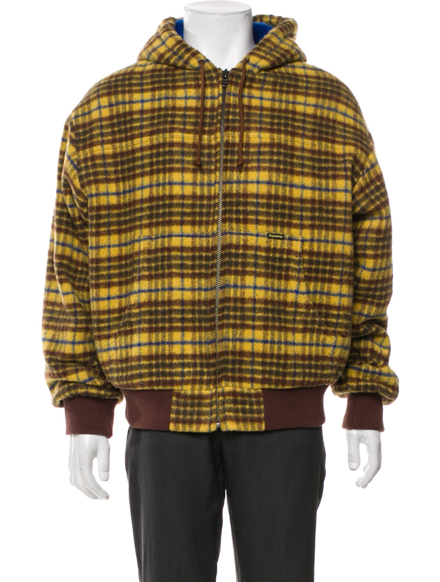 Supreme 2023 Plaid Work Windbreaker