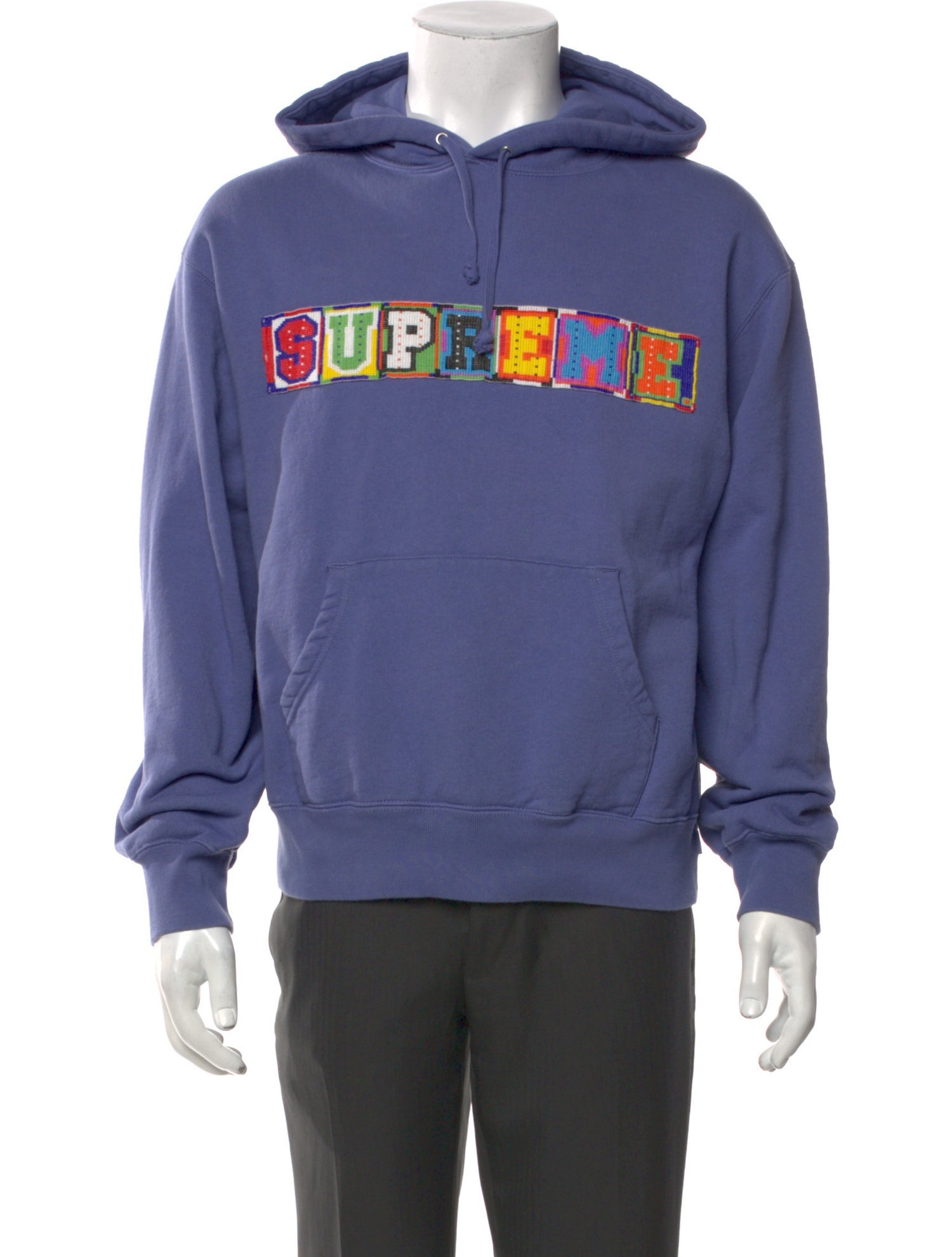 Supreme Graphic Print Crew Neck Hoodie