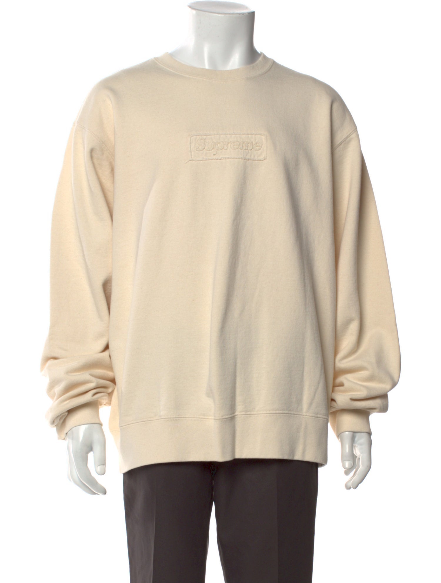 Supreme 2020 Cutout Logo Crewneck Sweatshirt