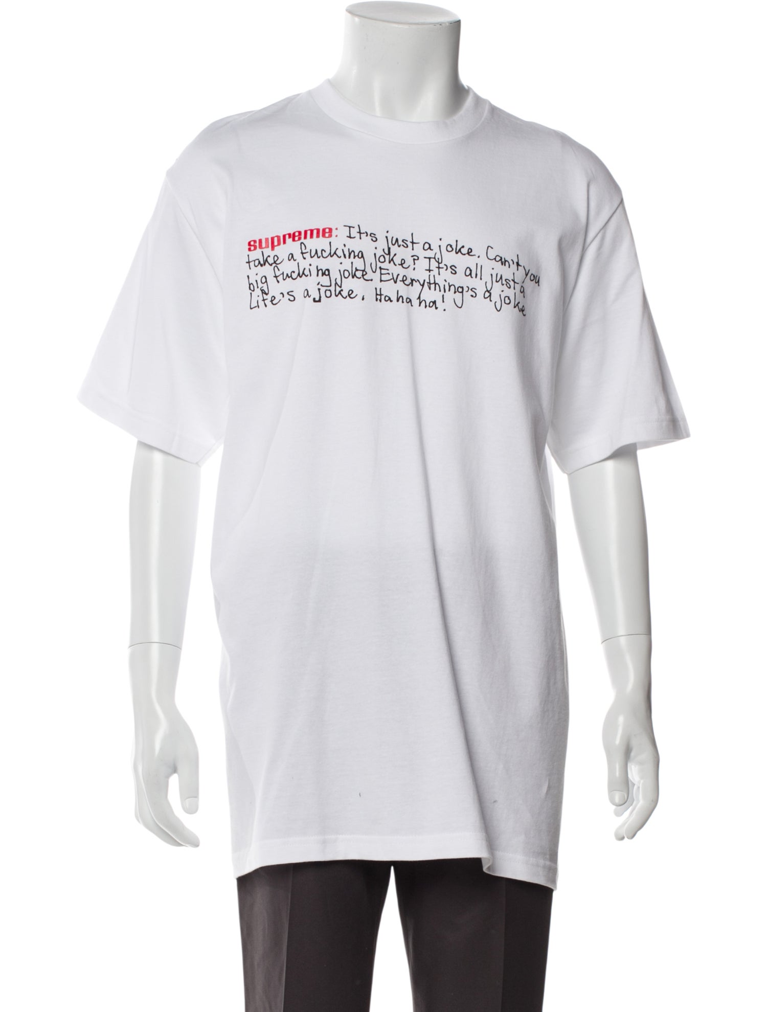 Supreme Graphic Print Crew Neck T-Shirt
