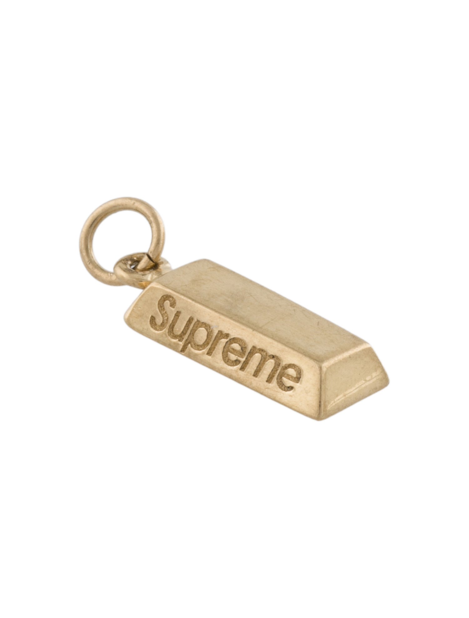 Supreme 14K Bar Charm Pendant