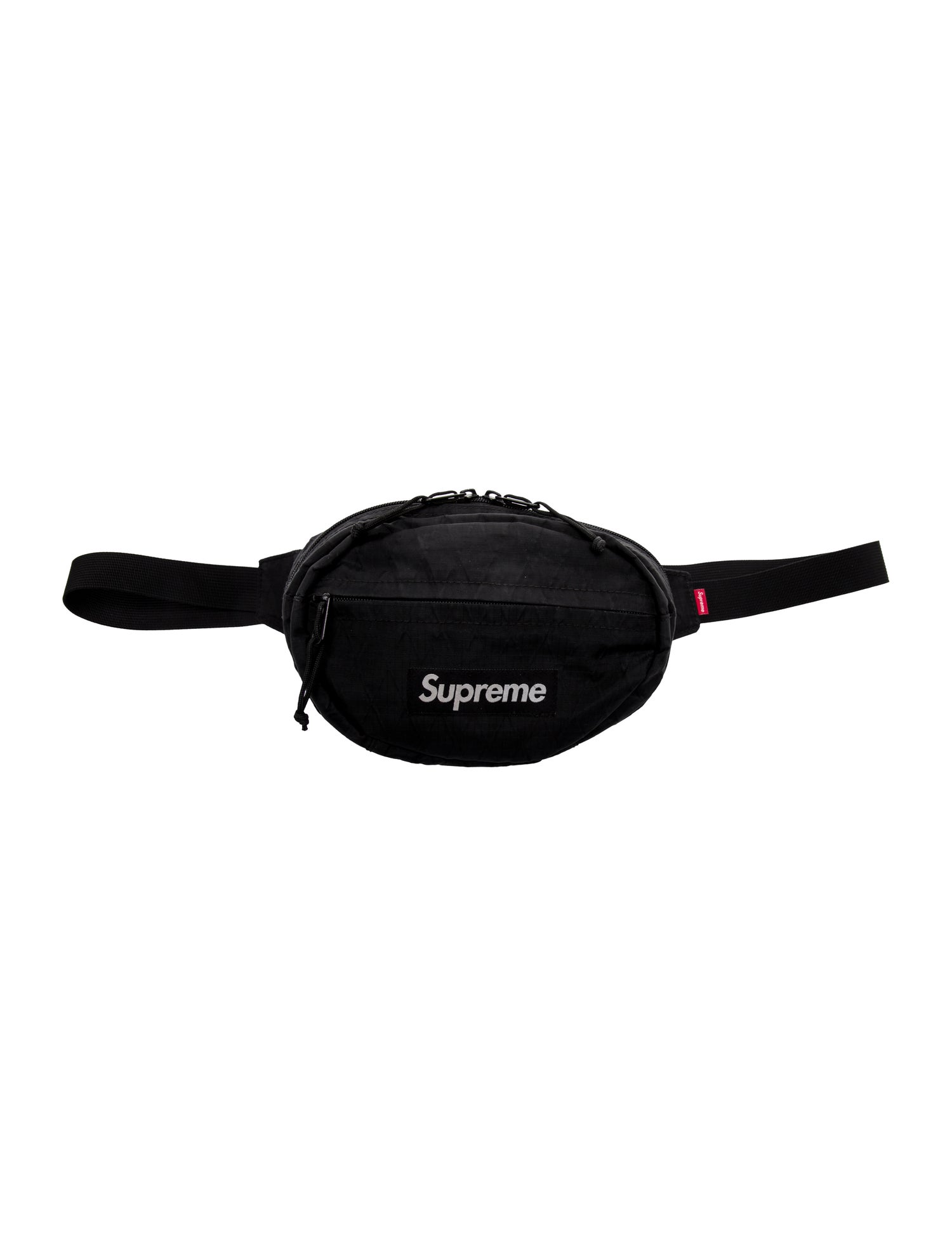 Marcelo Burlon Nylon Graphic Waist Bag - Black Waist Bags, Bags