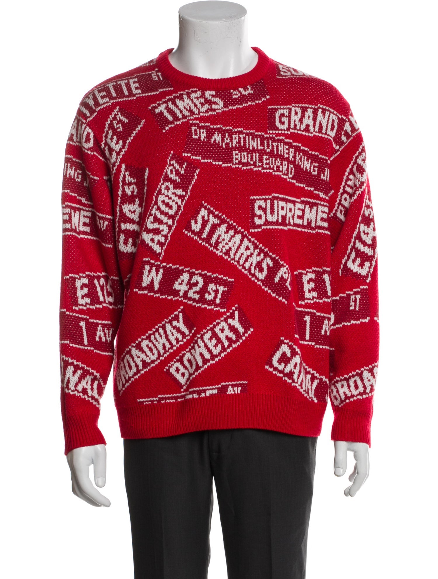 Supreme Printed Crew Neck Pullover