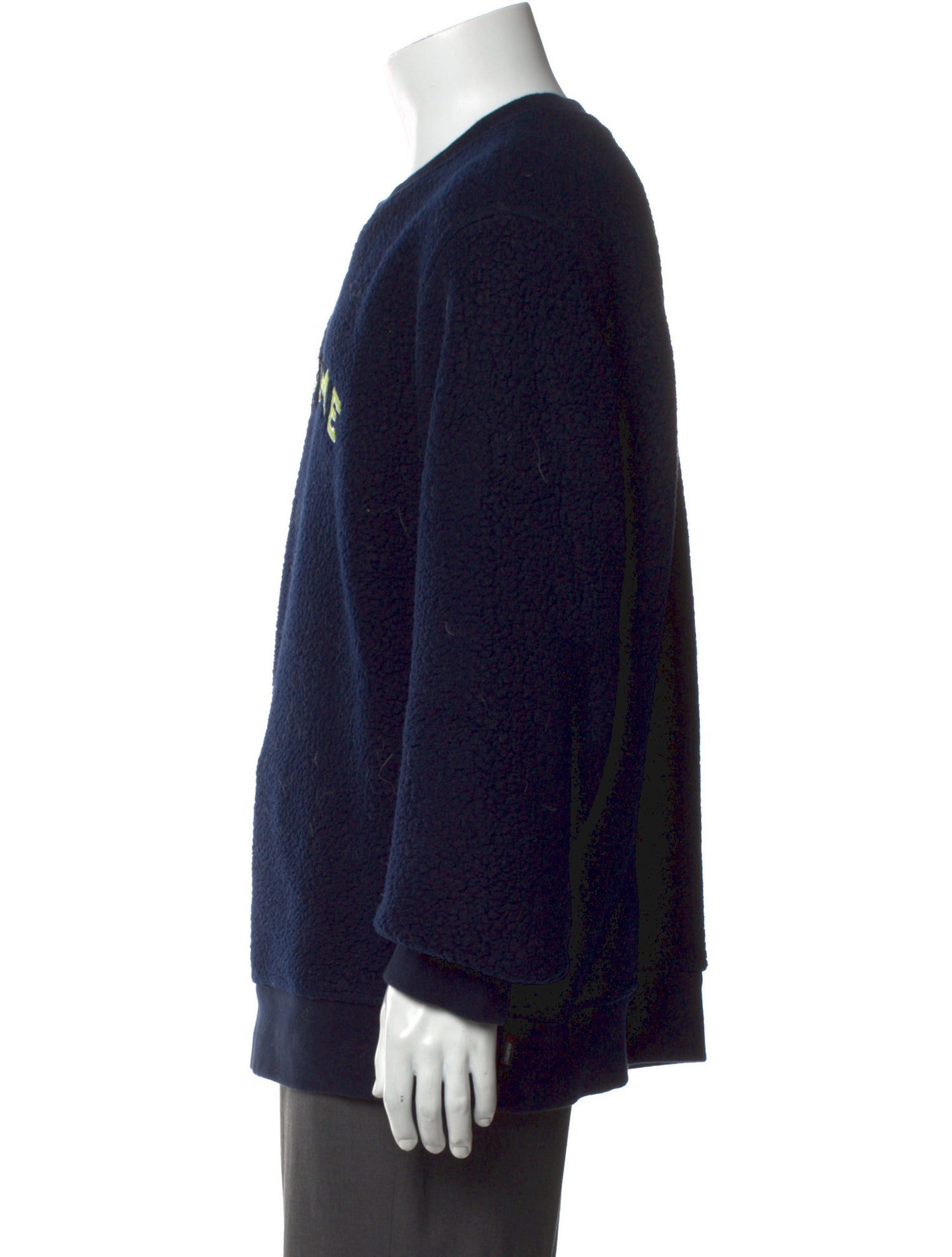 Supreme 2017 Polartec Deep Pile Crewneck Sweatshirt