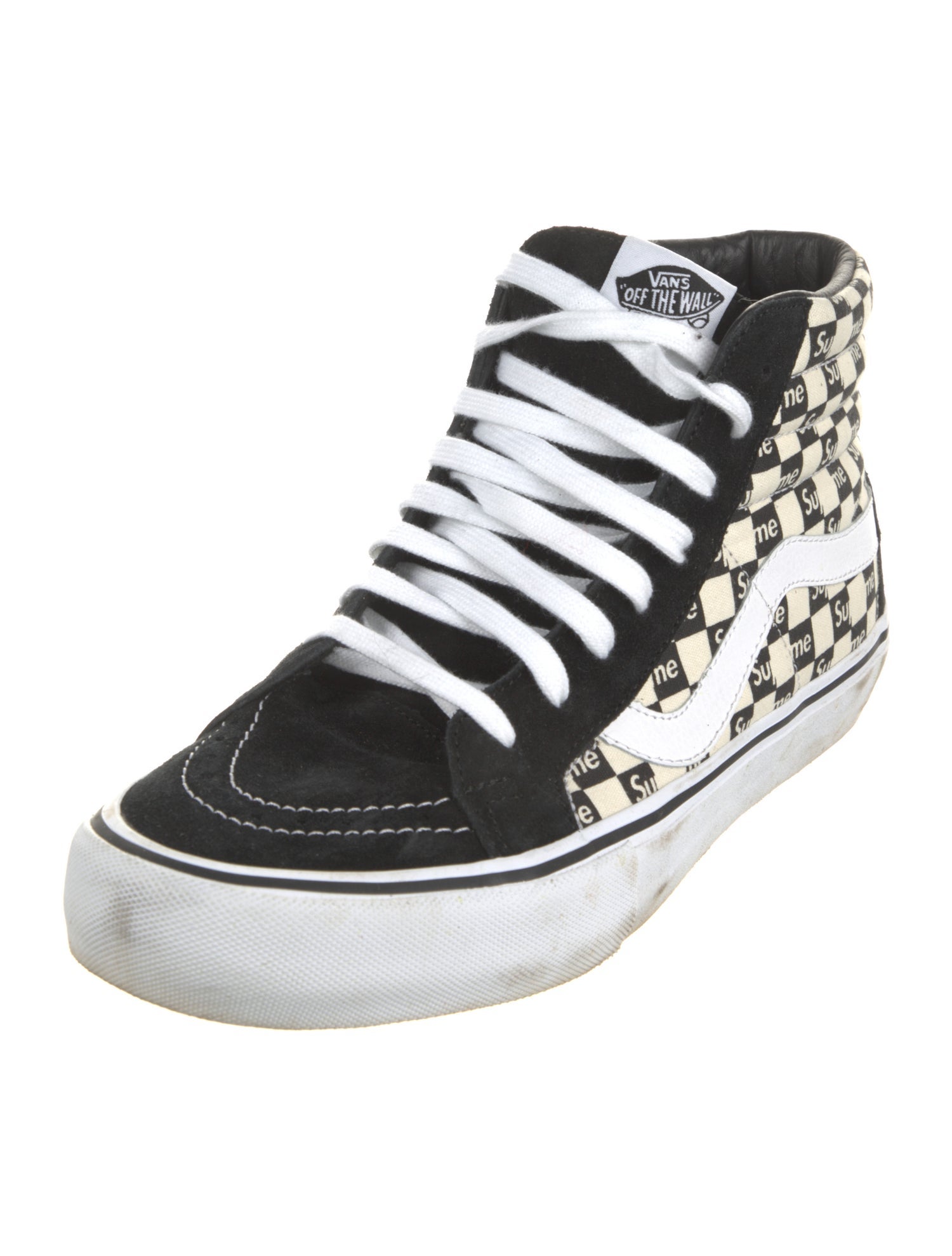 Supreme Checker Logo Sk8-Hi Sneakers