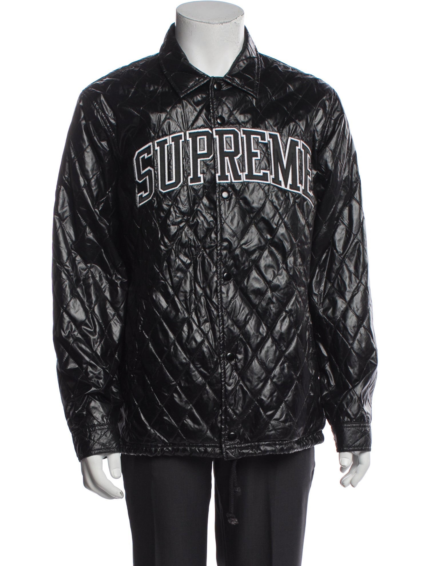 Supreme Quilted Arc Graphic Print Windbreaker
