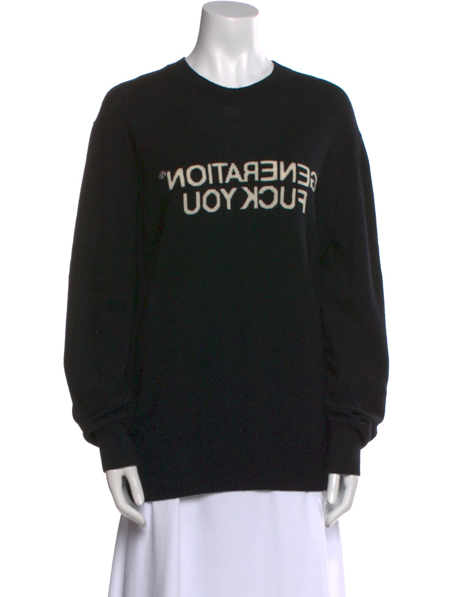 Supreme x Undercover 'Generation Fuck You' Virgin Wool Pullover