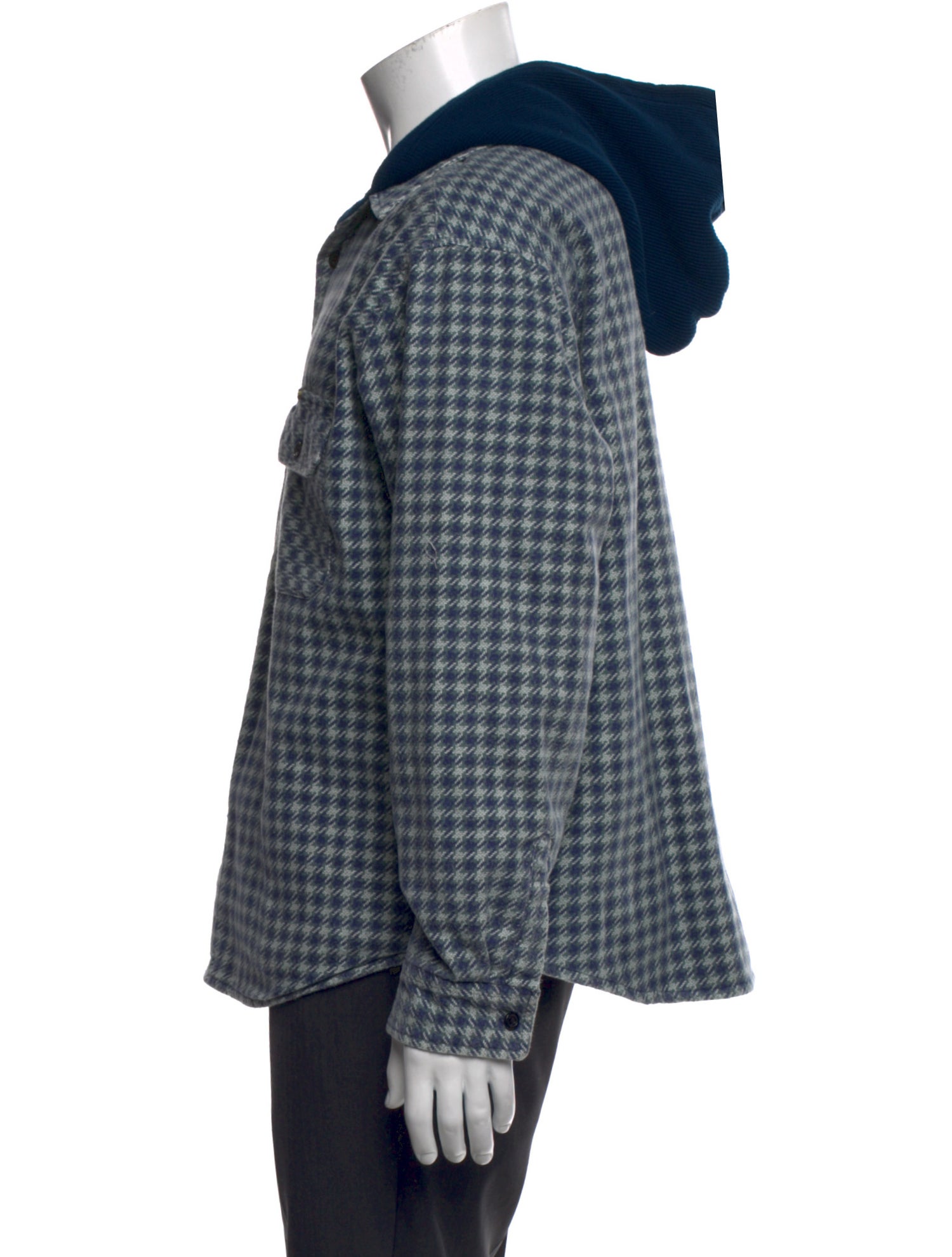 Supreme 2022 Houndstooth Flannel Hoodie