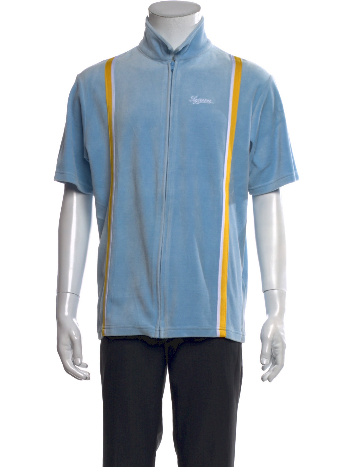 Supreme Warm Up Striped Polo Sweater