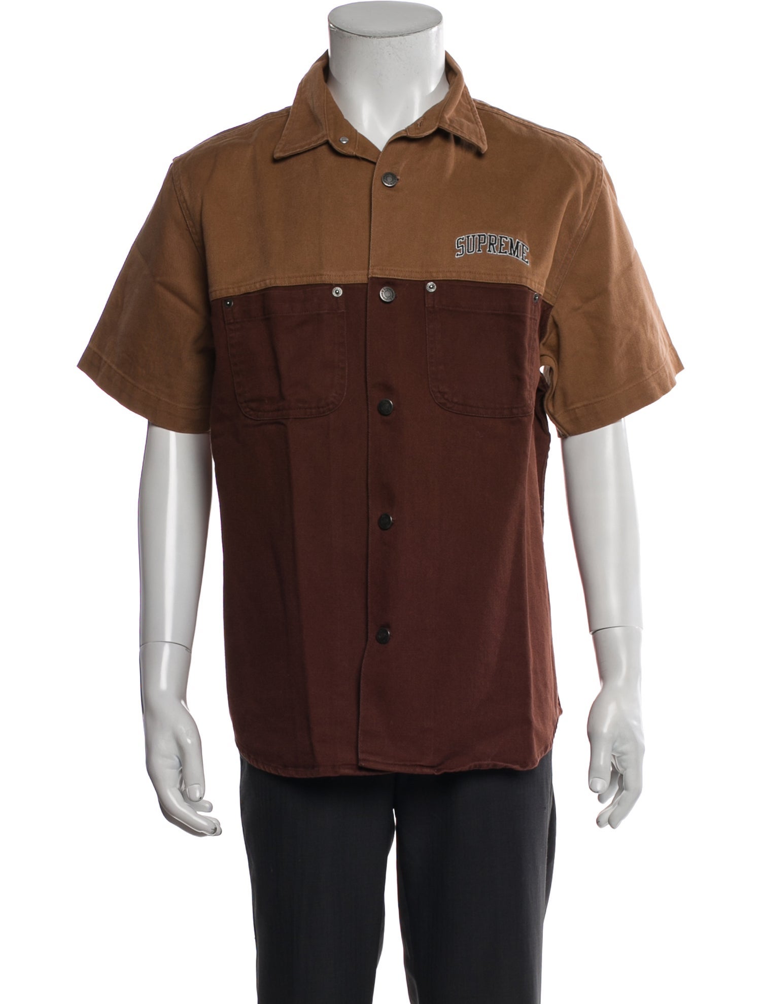 Supreme 2018 2-Tone Denim S/S Shirt