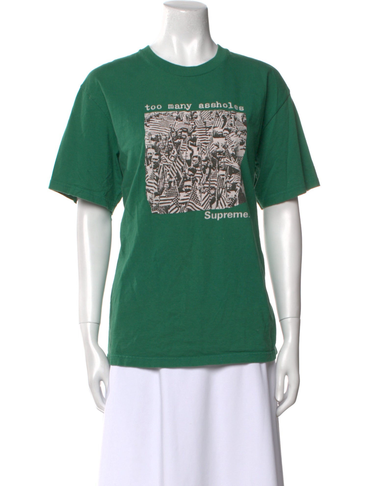 Supreme Graphic Print Crew Neck T-Shirt