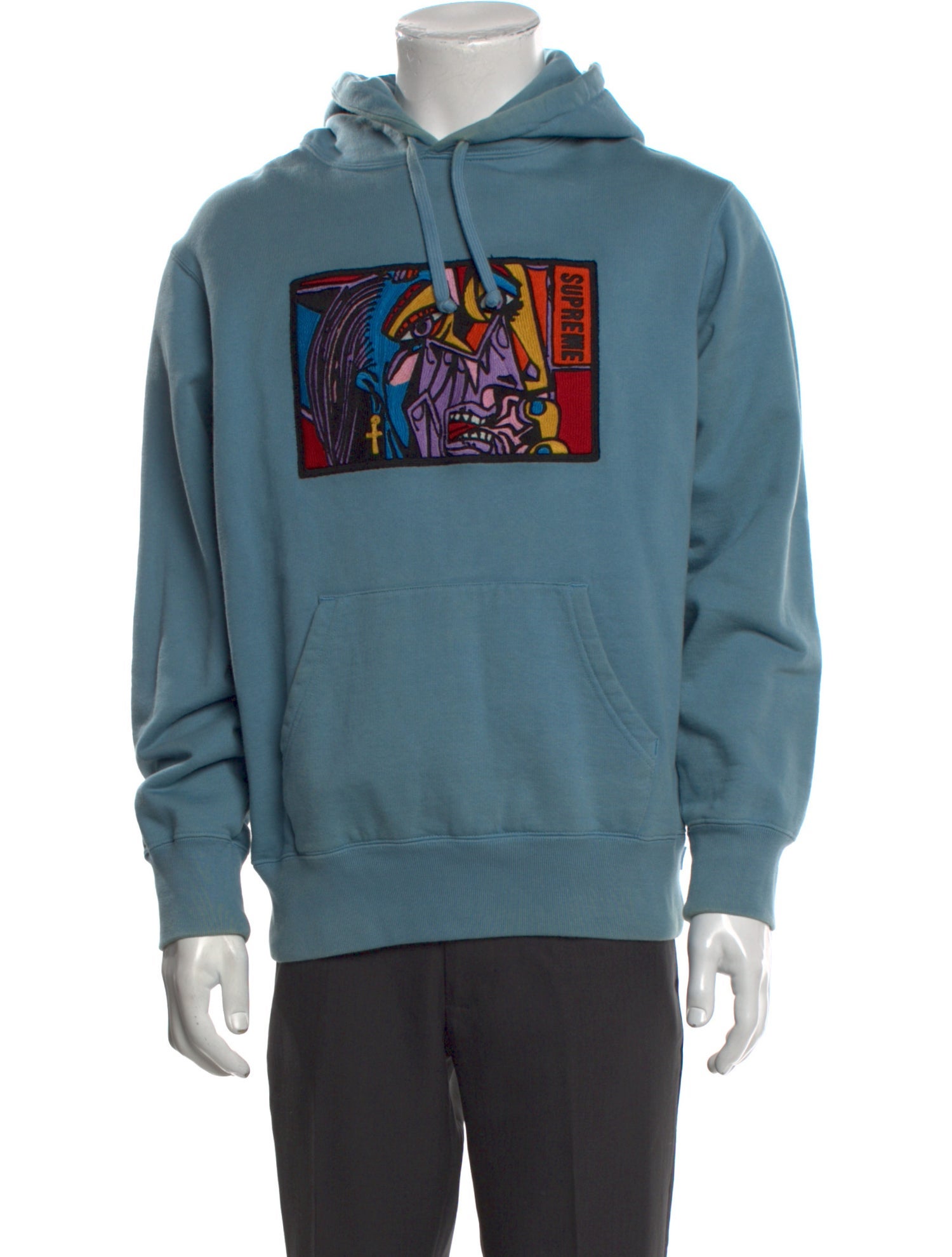 Supreme Graphic Print Crew Neck Hoodie