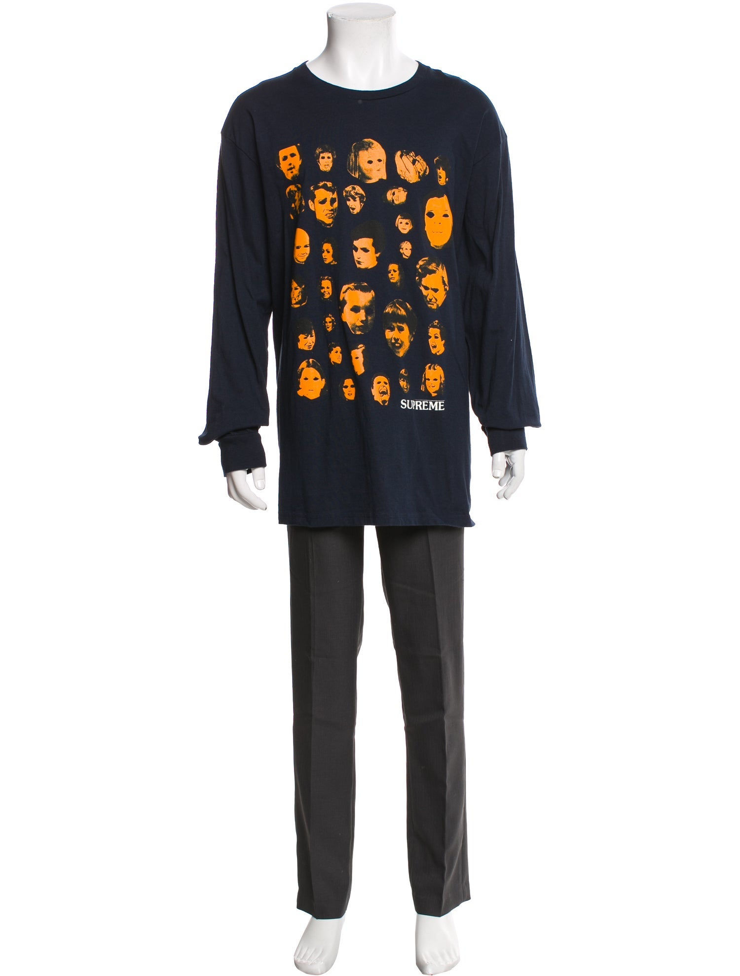 Supreme Graphic Print Scoop Neck T-Shirt