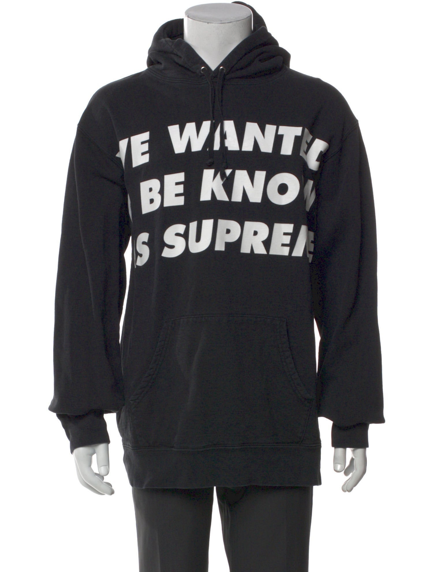 Supreme Graphic Print Crew Neck Hoodie