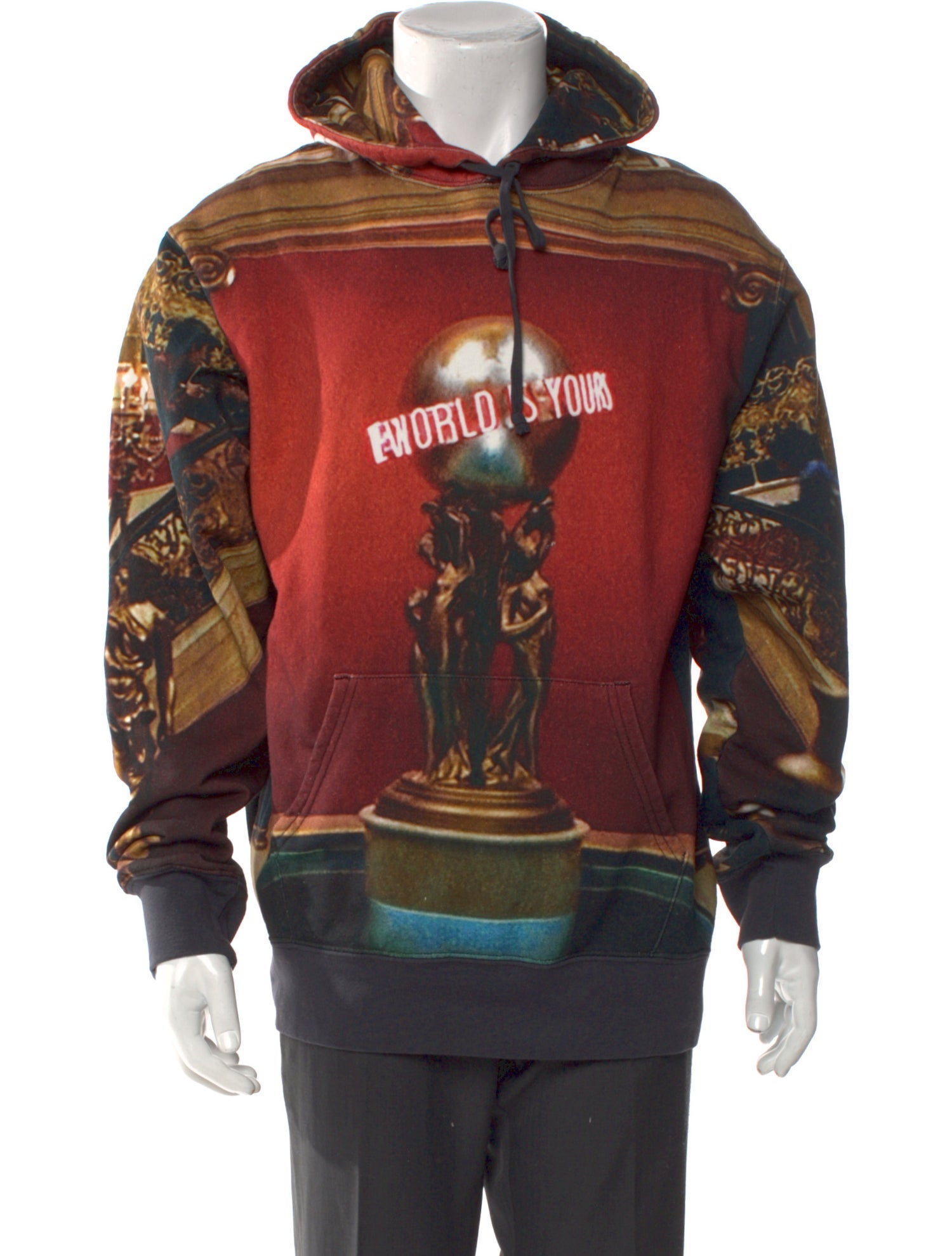 Supreme Printed Crew Neck Hoodie