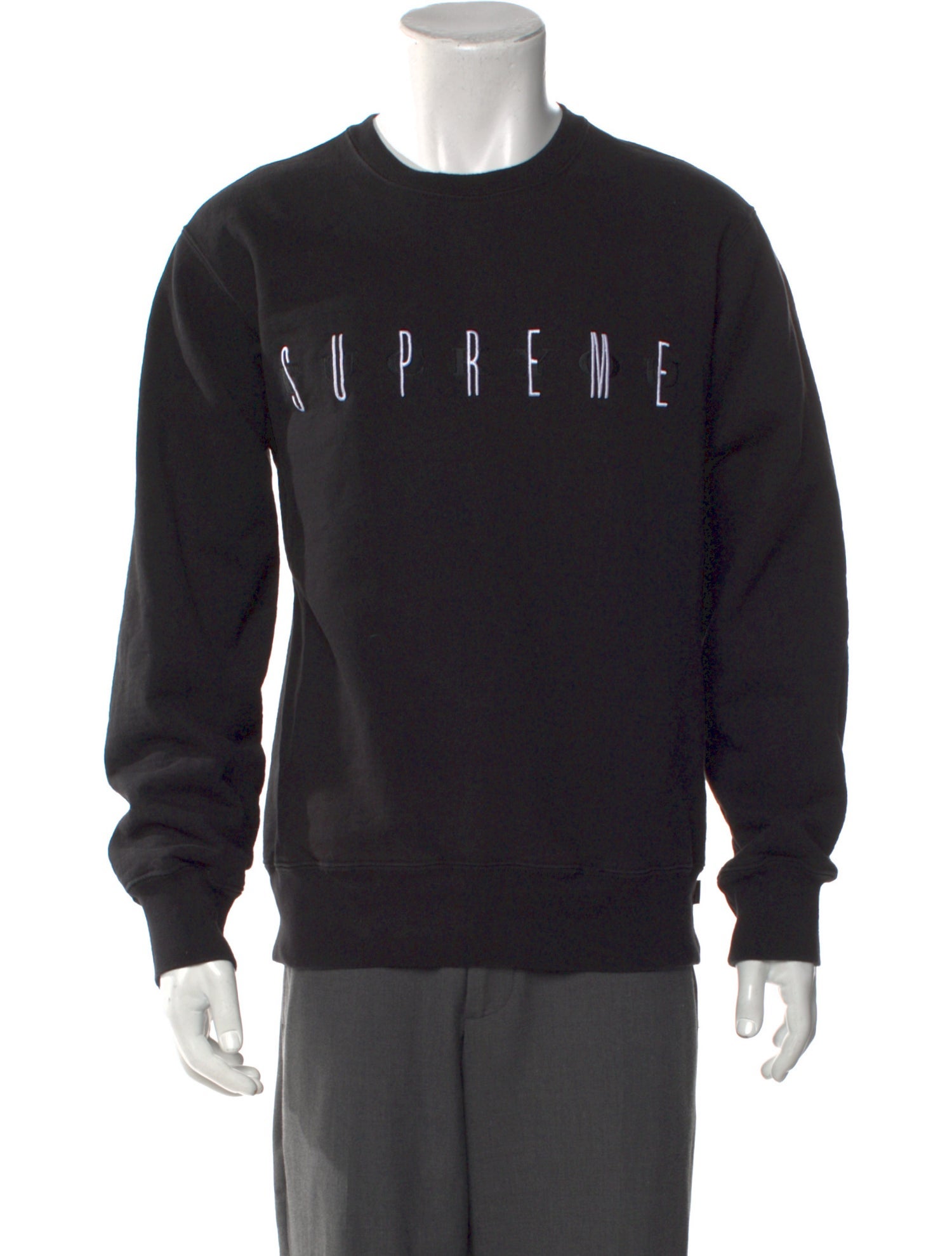 Supreme Graphic Print Crew Neck Sweatshirt