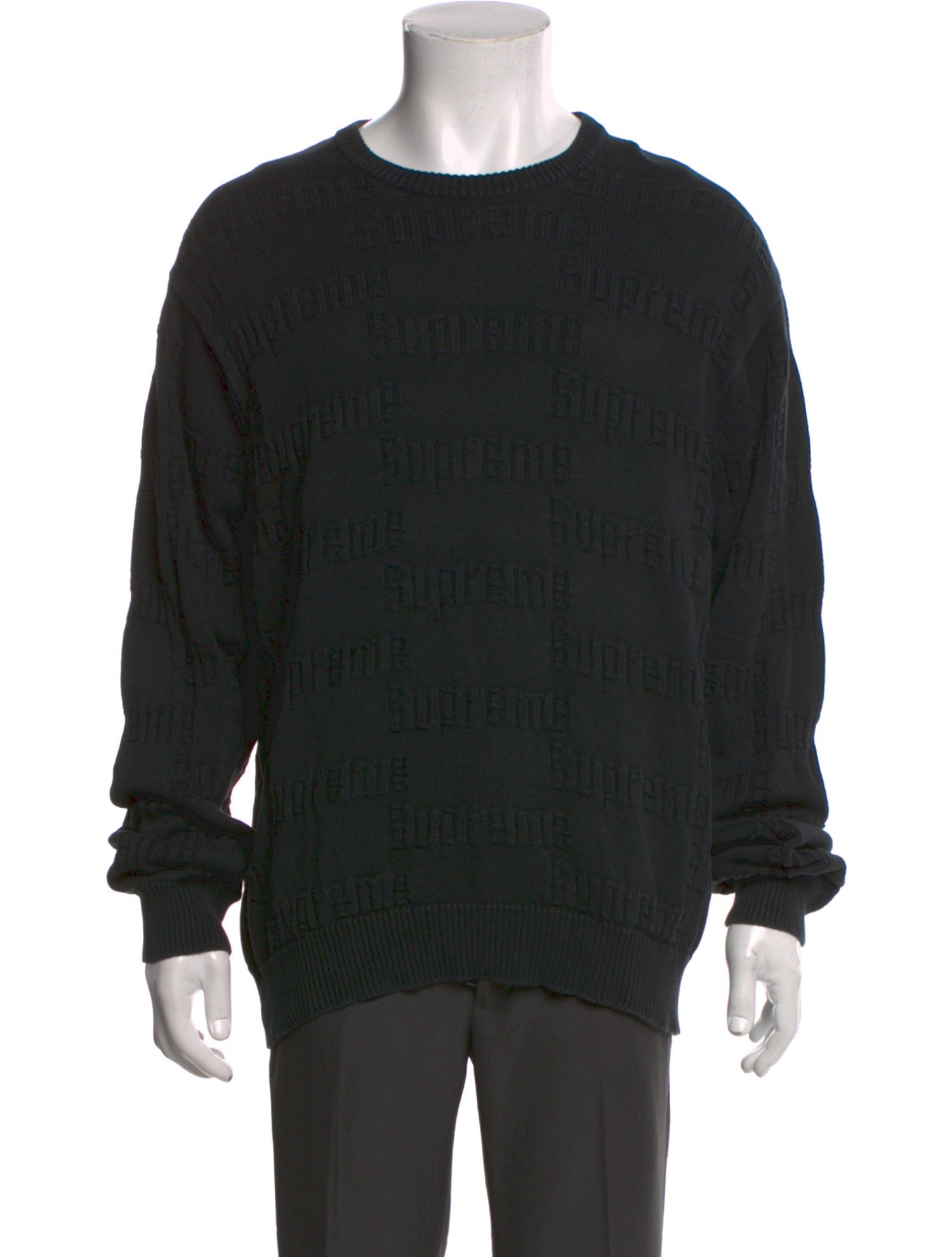 Supreme 2019 Raised Logo Pullover