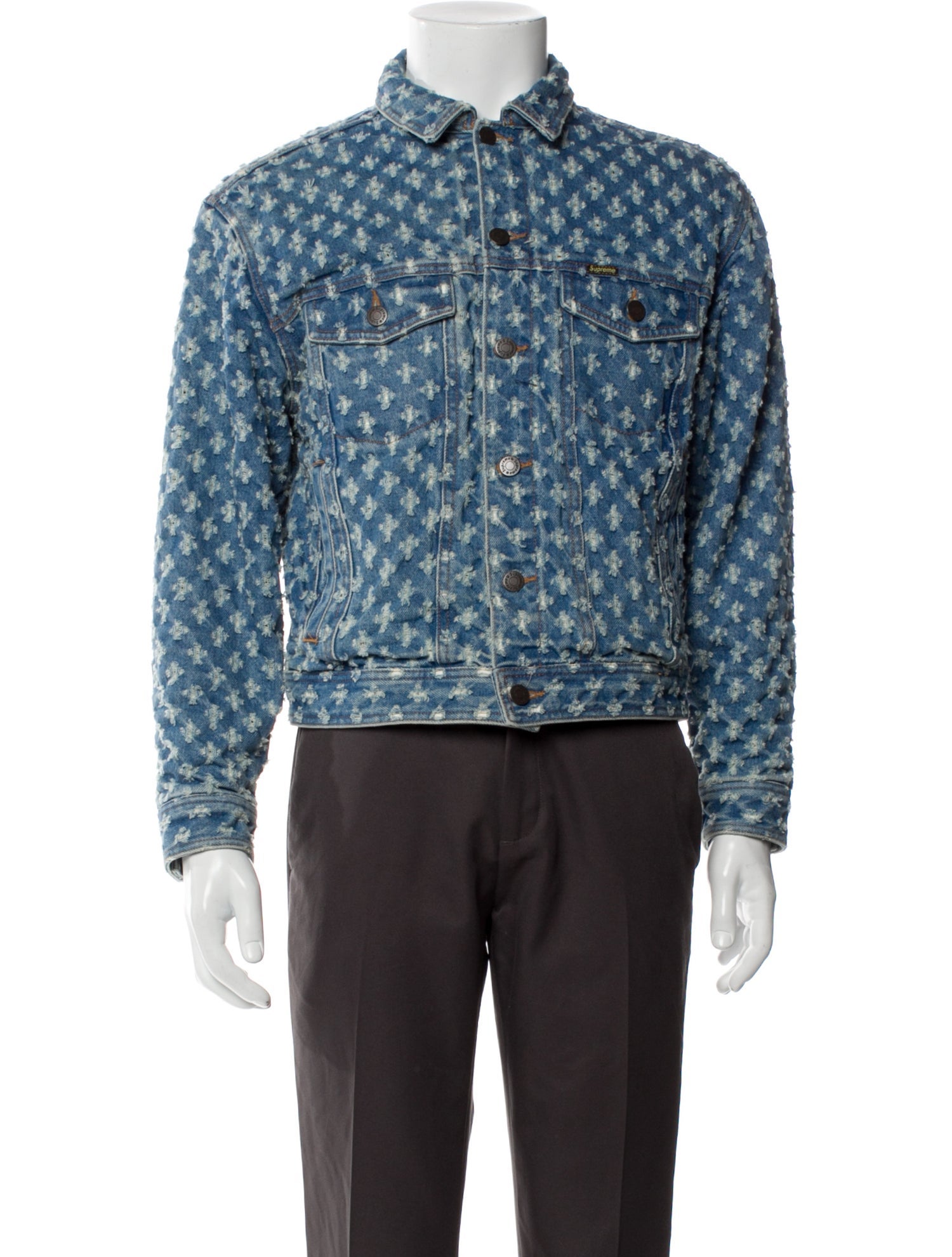 Supreme 2020 'Hole Punch' Trucker Jacket