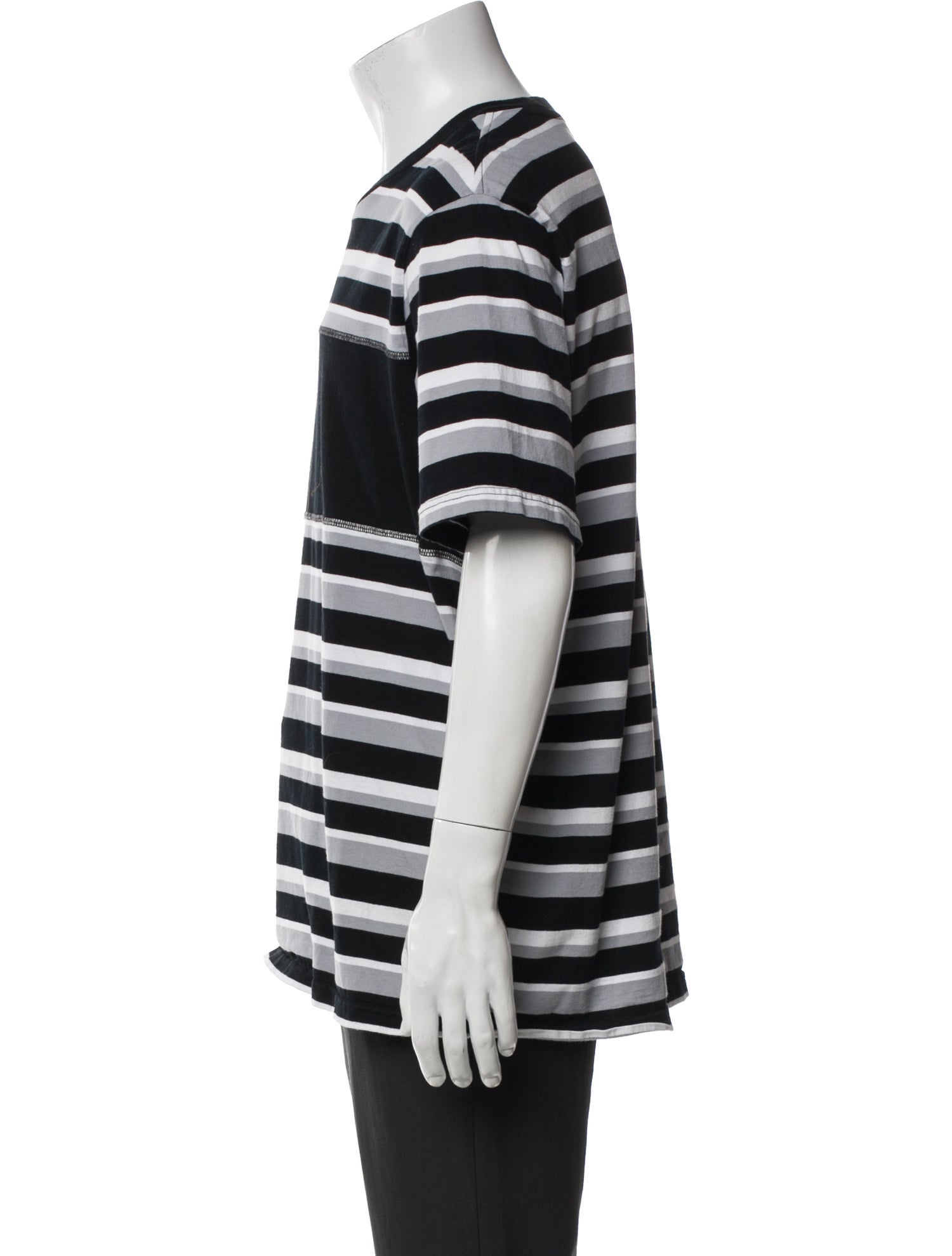 Supreme Striped Crew Neck T-Shirt