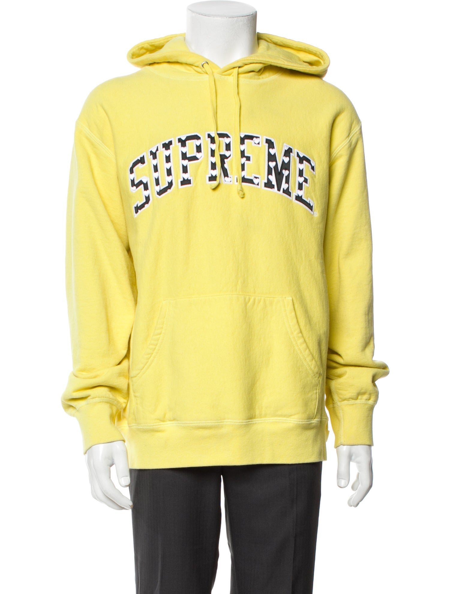 Supreme Graphic Print Crew Neck Hoodie