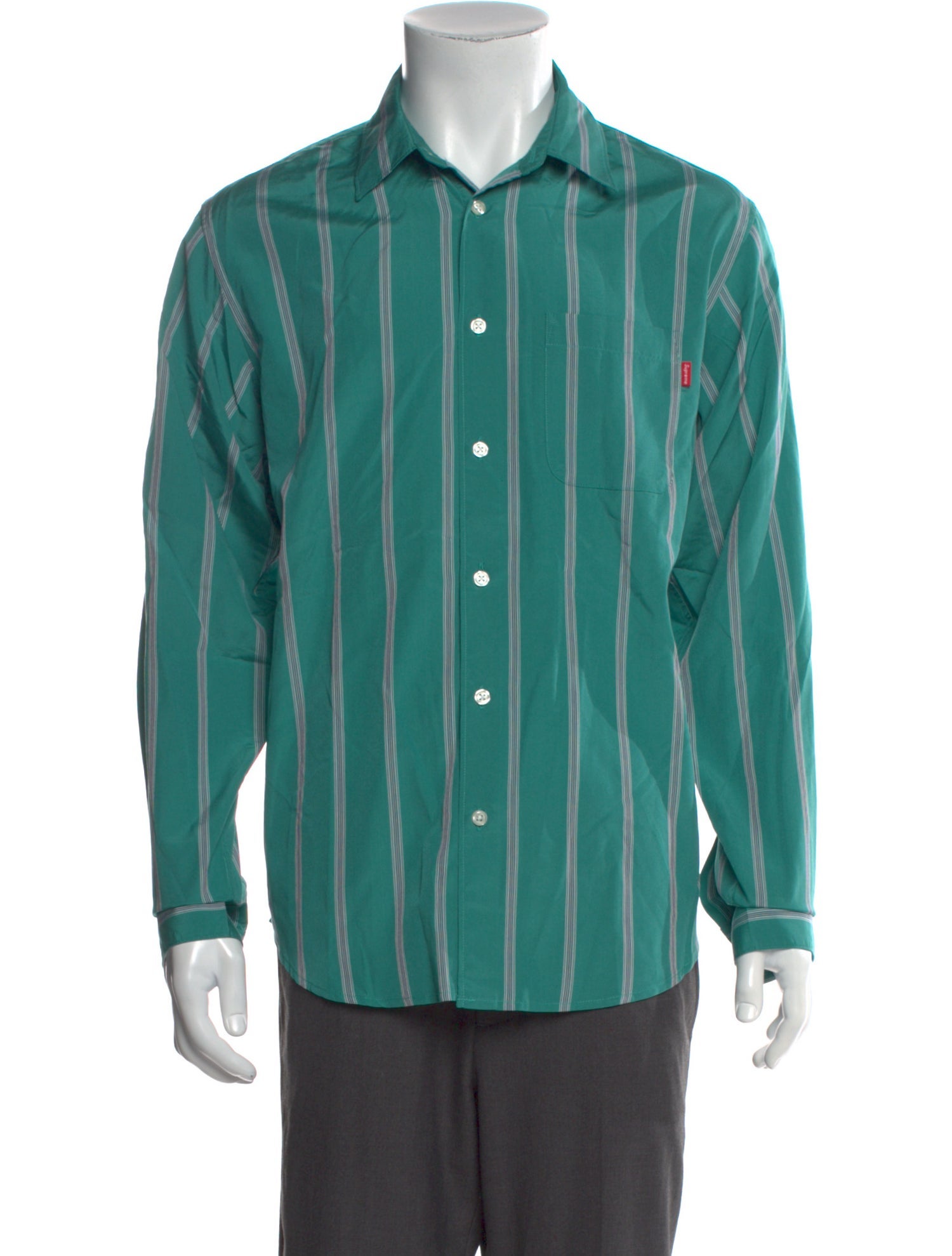 Supreme 2019 Stripe Long Sleeve Shirt w/ Tags