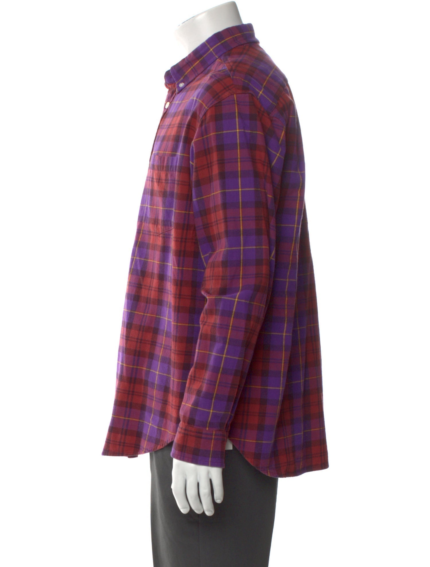 Supreme 2024 Plaid Print Shirt